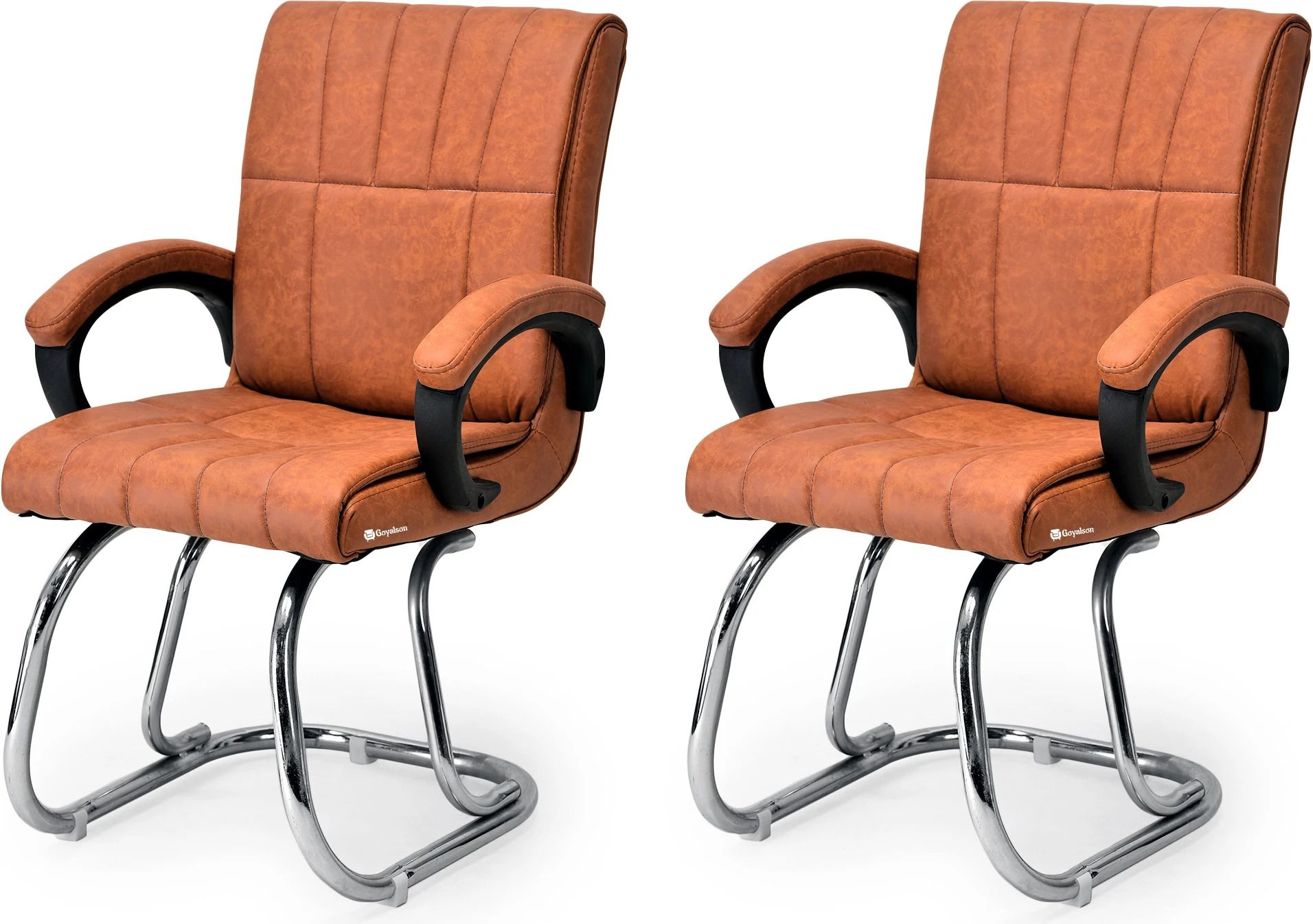 Director Principal Manager Visitor/Study/Office Chair with Padded Arms Leatherette Office Arm Chair-image-35