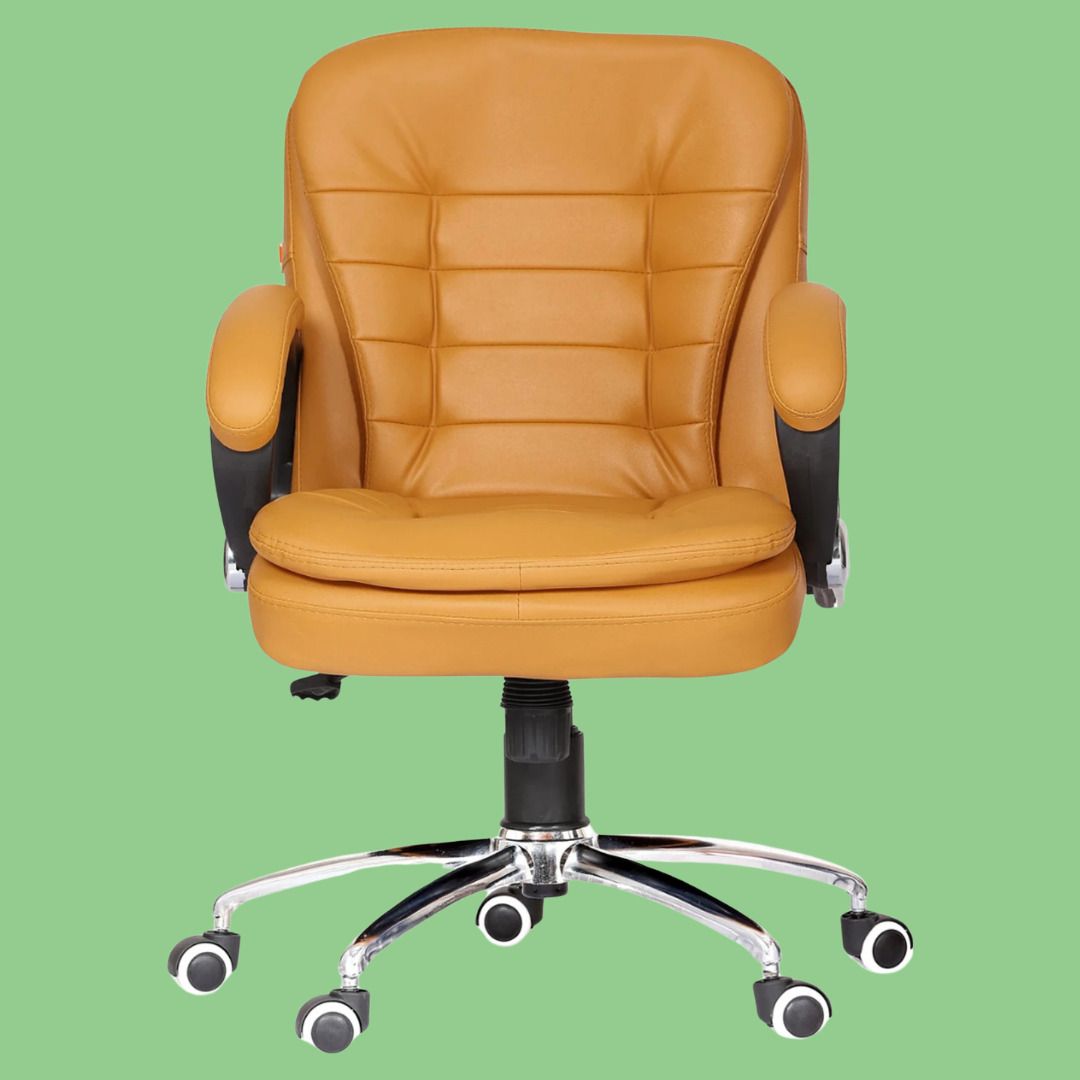 shlindia Comfortable Office Chair High Back Ergonomic Desk Chair for Home Leather Office Adjustable Arm Chair-picture-42