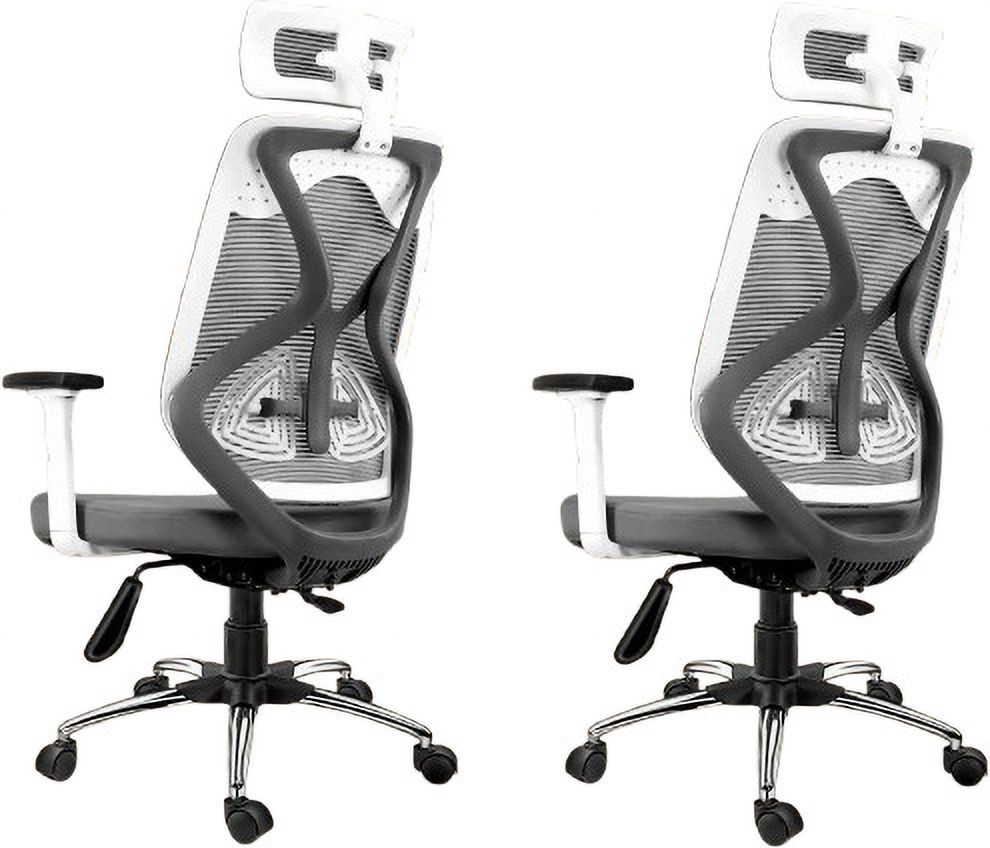 Hurricane High Back Ergonomic Chair with Multi Synchro Mechanism Mesh Office Adjustable Arm Chair-image-34