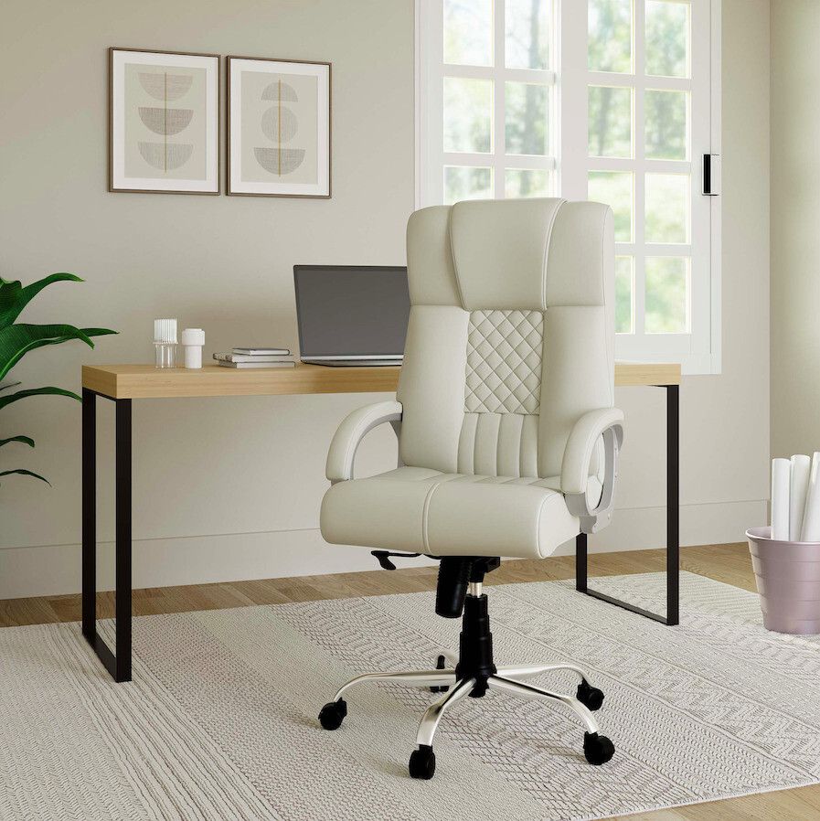 Lauren Leatherette Office Executive Chair-image-10