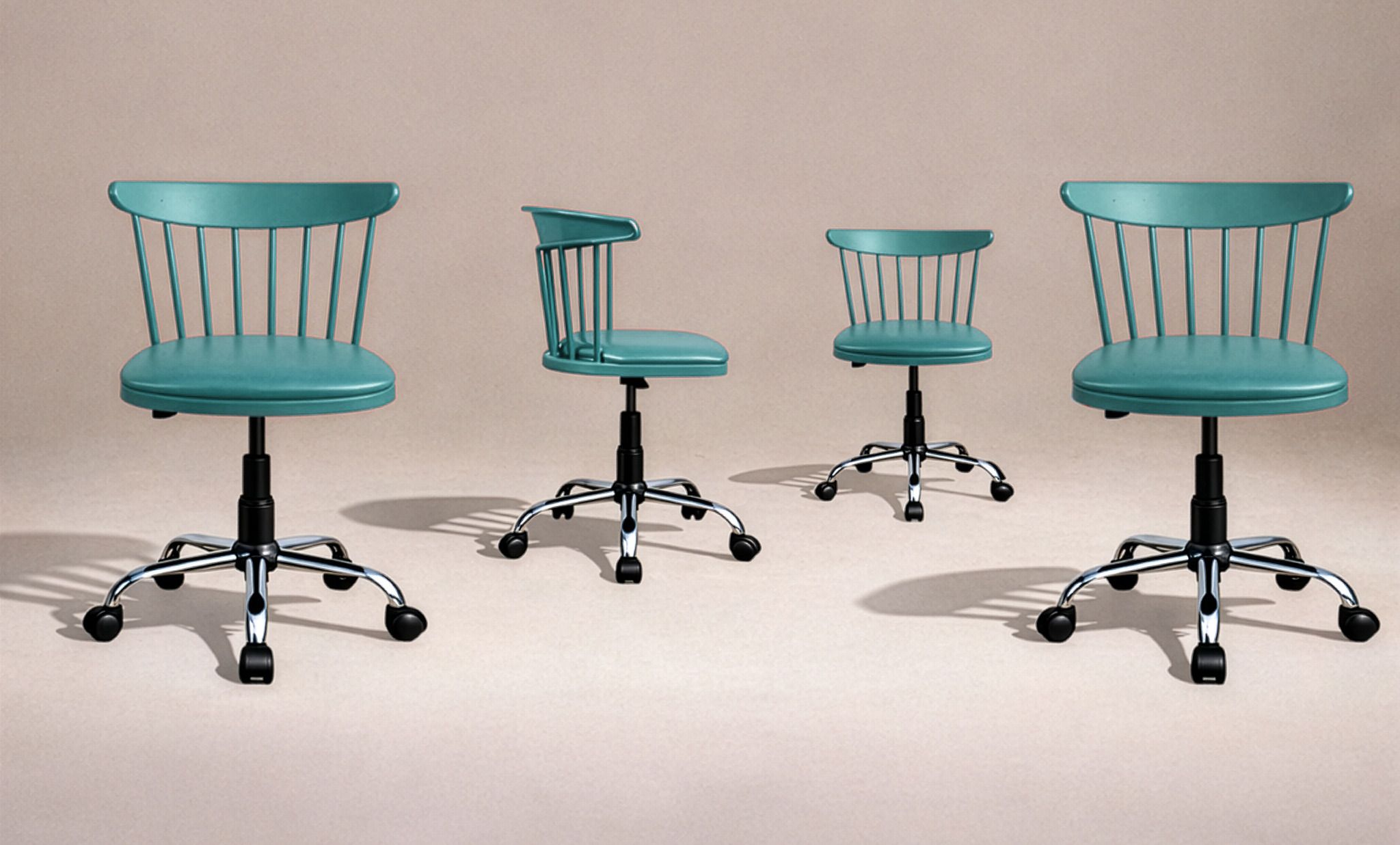 Royal Revolving, Unique Design, Height Adjustable, Home/Study/Computer/Desk Synthetic Office Executive Chair-image-26