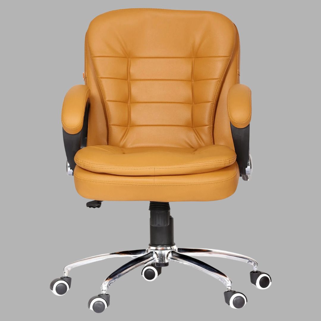 shlindia Premium Computer Chair Executive Office Seating with Armrests Leather Office Adjustable Arm Chair-picture-43