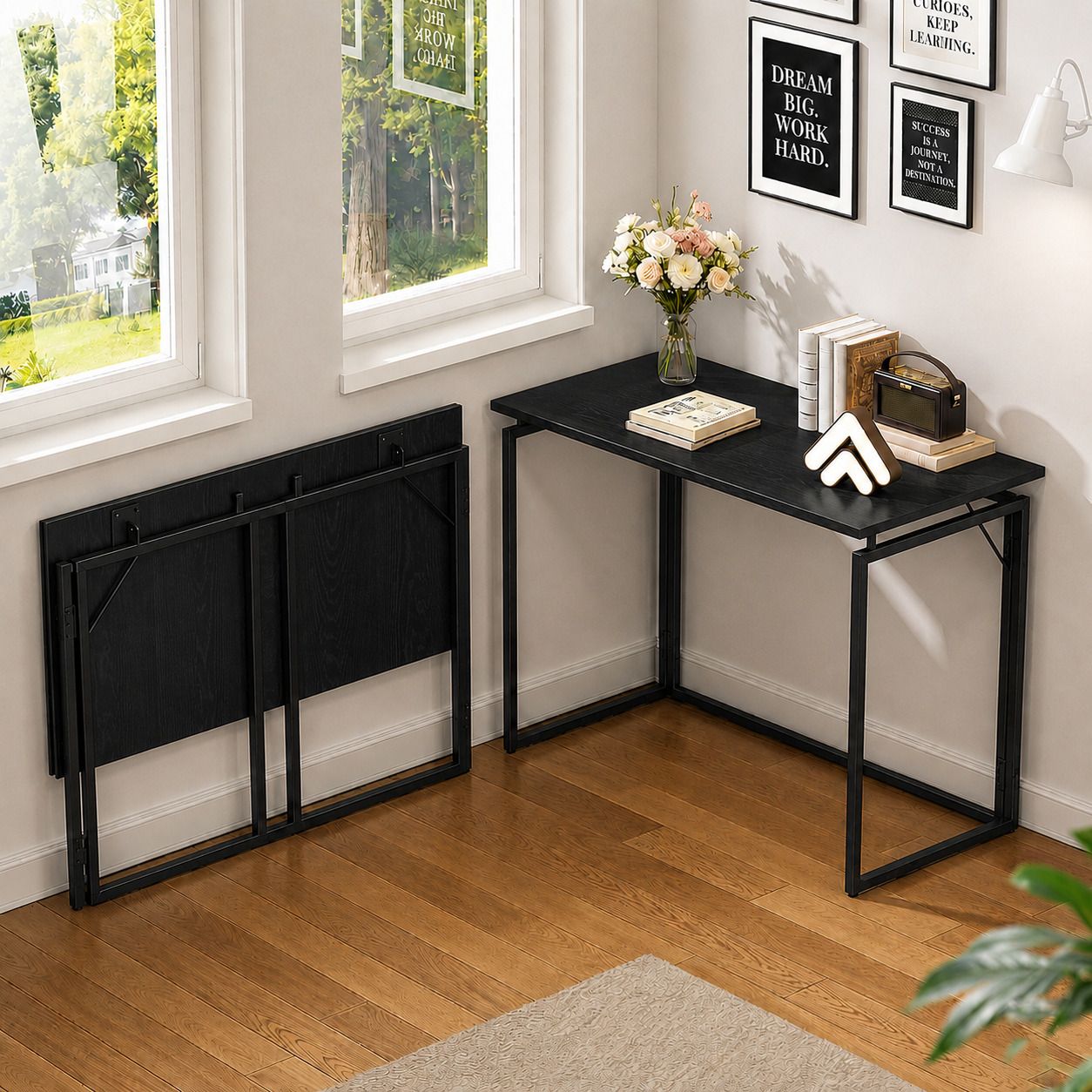 artikel Foldable Study Table 80x40 cm Portable Laptop Desk for Home, Office & Students Engineered Wood Study Table-picture-47