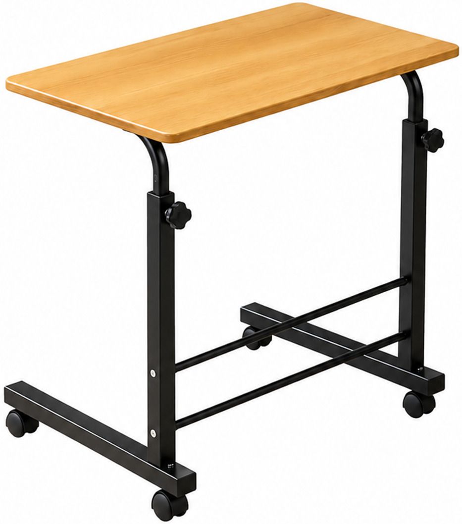 Adjustable Study Table for Home Office & Bed | Wooden Laptop Desk Solid Wood Multipurpose Table-image-24