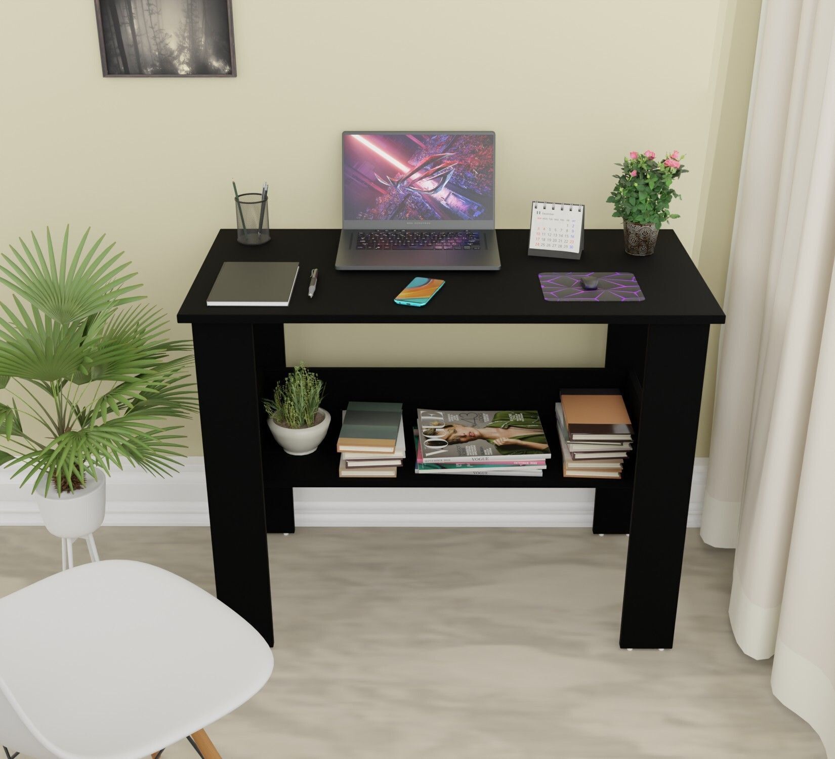 spyder home decore Study Desk Work From Home And Study Engineered Wood Study Table-picture-21