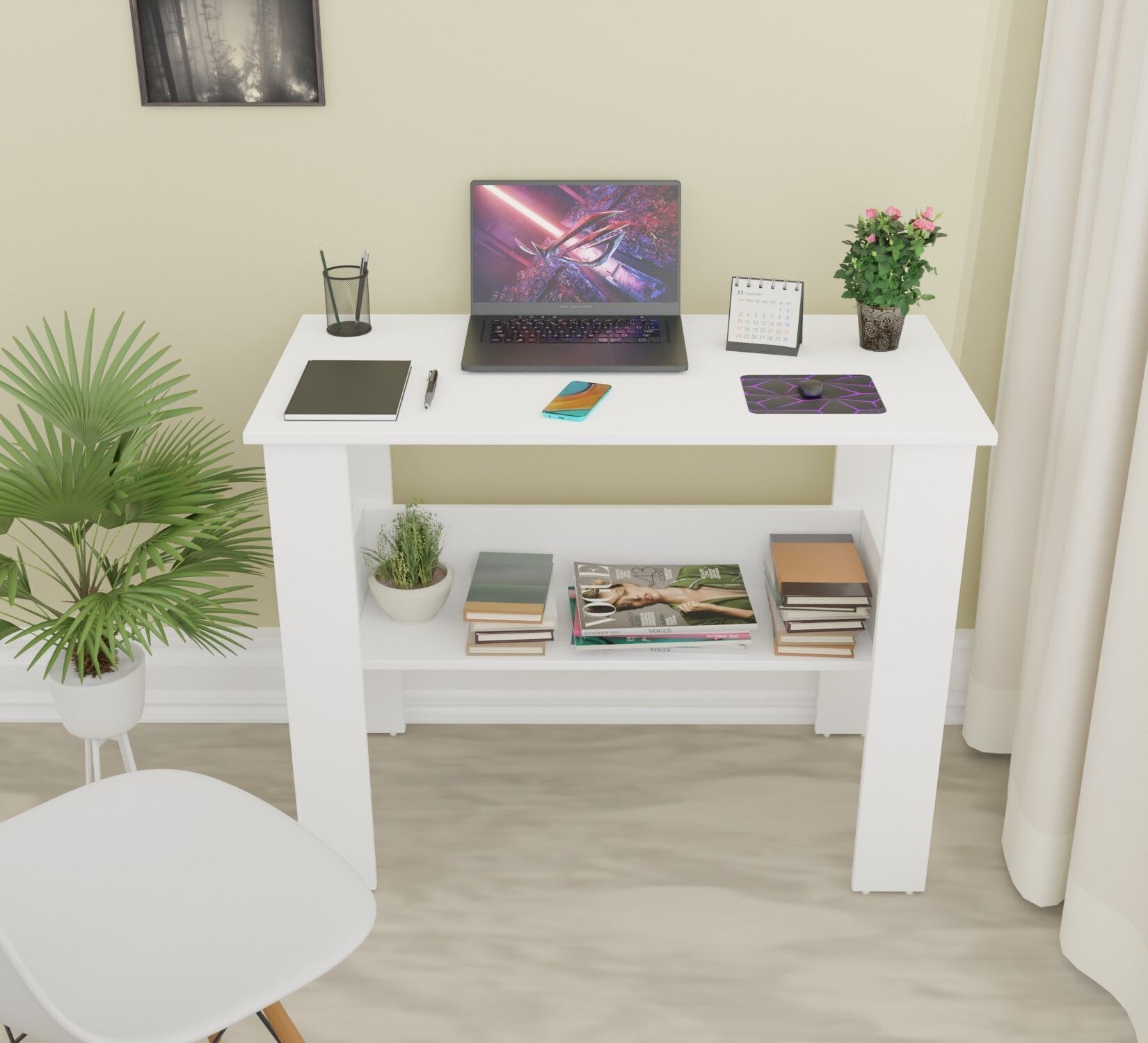 spyder home decore Multipurpose Portable Study Desk, Office Desk, Kids Desk Table Engineered Wood Study Table-picture-20
