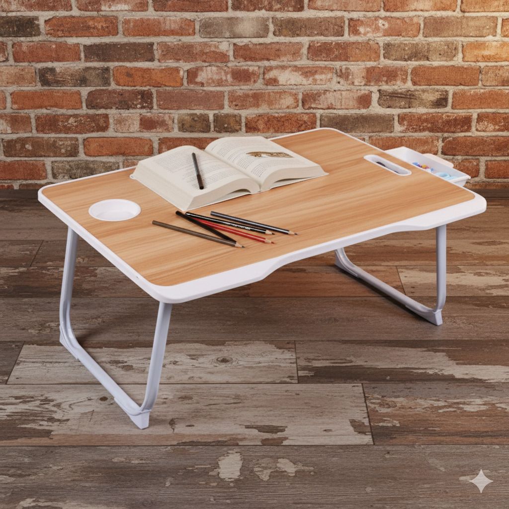 Portable & Foldable Study Table for Kids | Work from Home Table | Sturdy Design Solid Wood Study Table-image-34