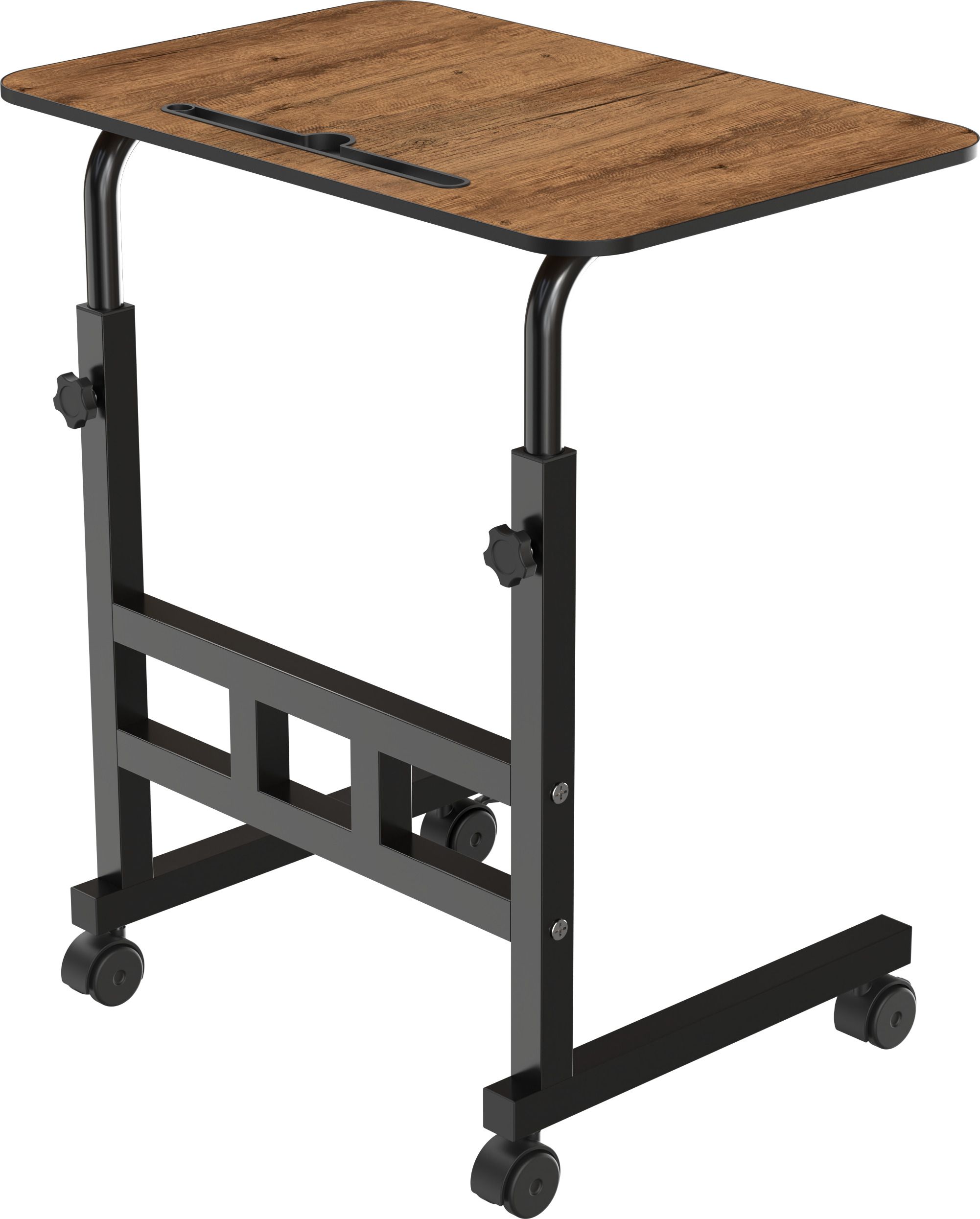 Multipurpose Movable Table with Adjustable Height Engineered Wood Multipurpose Table