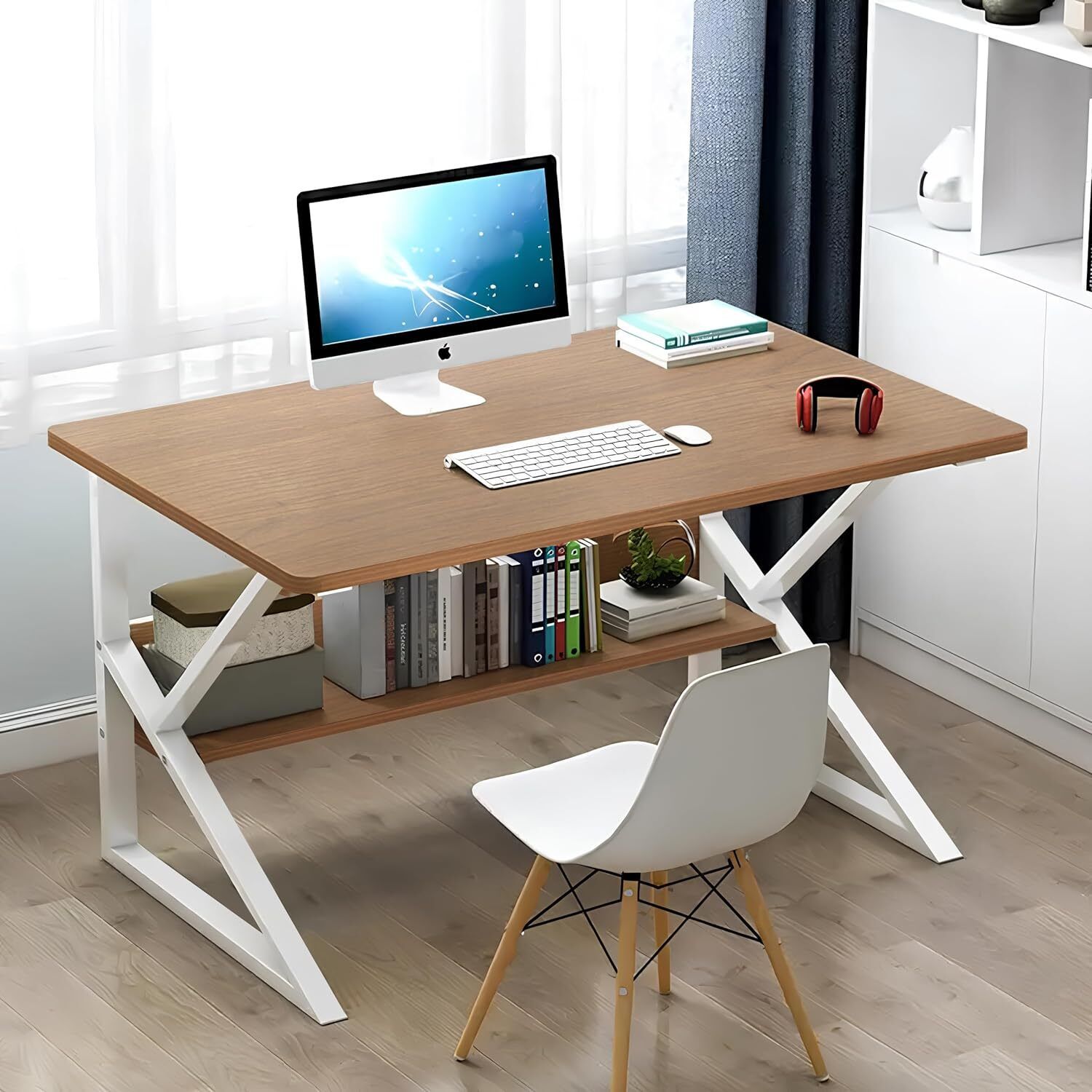 lukzer Engineered Wood Study Table-picture-21