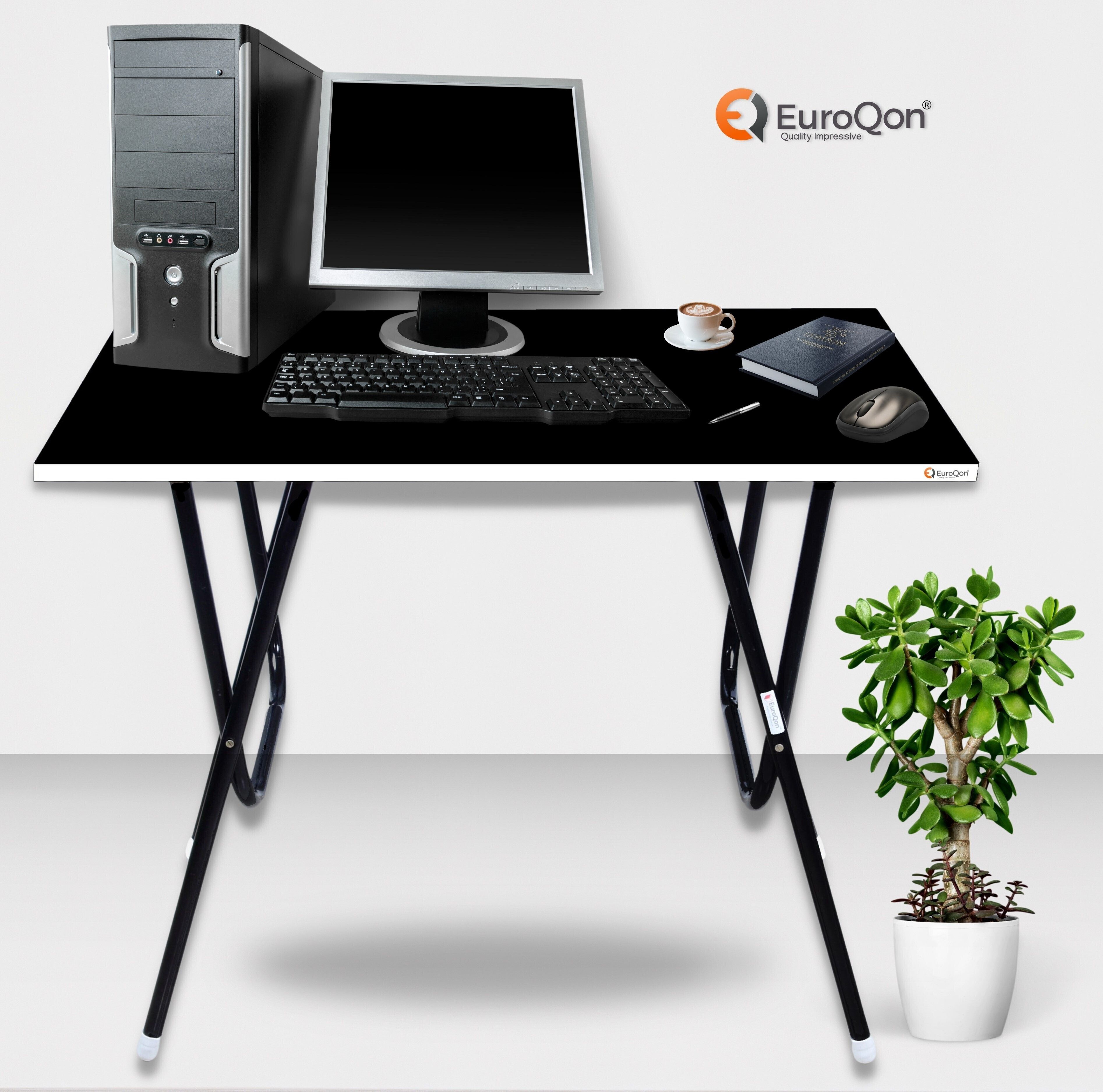 Fold Space Saver Foldable Engineered Wood Study Table