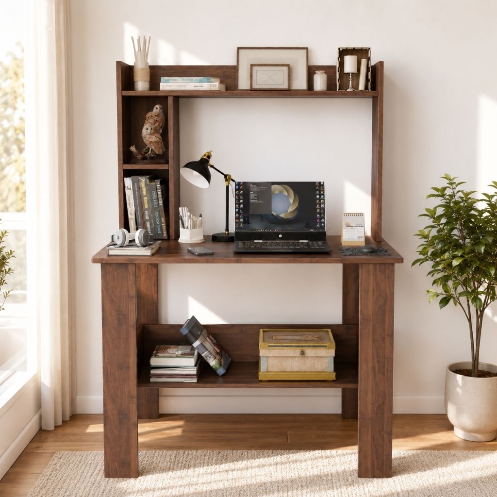Modern Multipurpose Study Table | Writing Desk for Home Office |Computer Table Engineered Wood Computer Desk-image-39