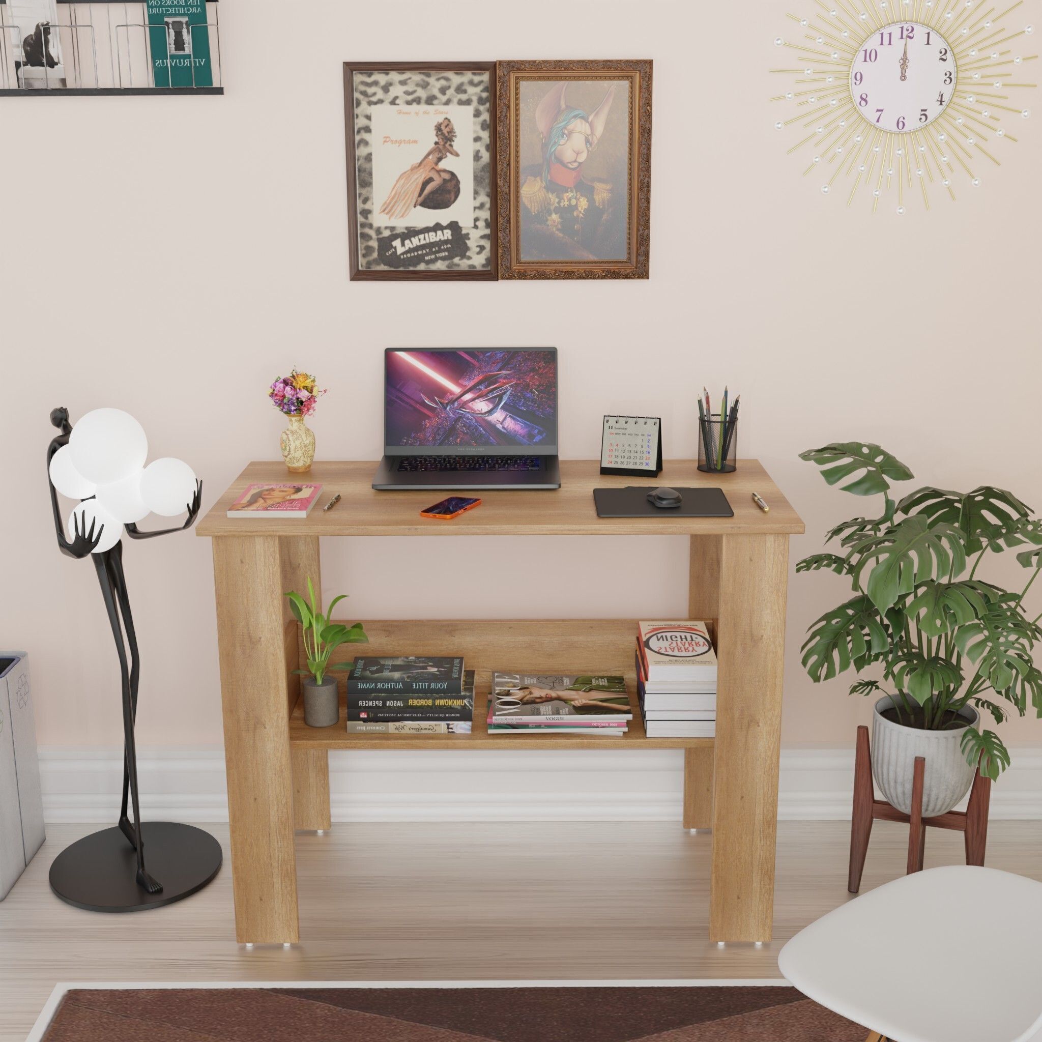 spyder craft Multipurpose Portable Study Desk, Office Desk, Kids Desk Table Engineered Wood Study Table-picture-27