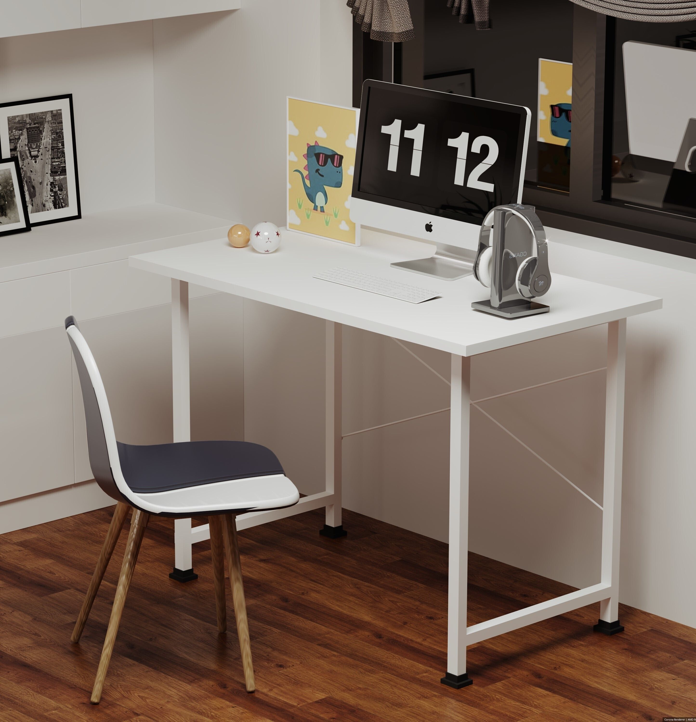 Engineered Wood Office Table-image-32
