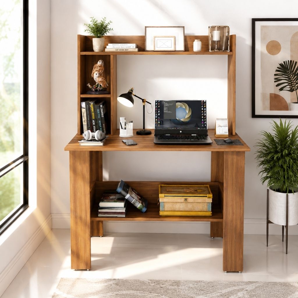 Modern Multipurpose Study Table | Writing Desk for Home Office |Computer Table Engineered Wood Computer Desk-image-37