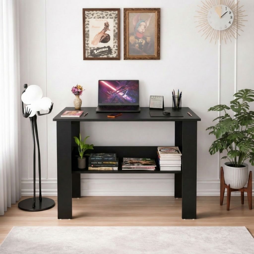 flipkart perfect homes Modern Multipurpose Study Table | Writing Desk for Home Office |Computer Table Engineered Wood Computer Desk-picture-16