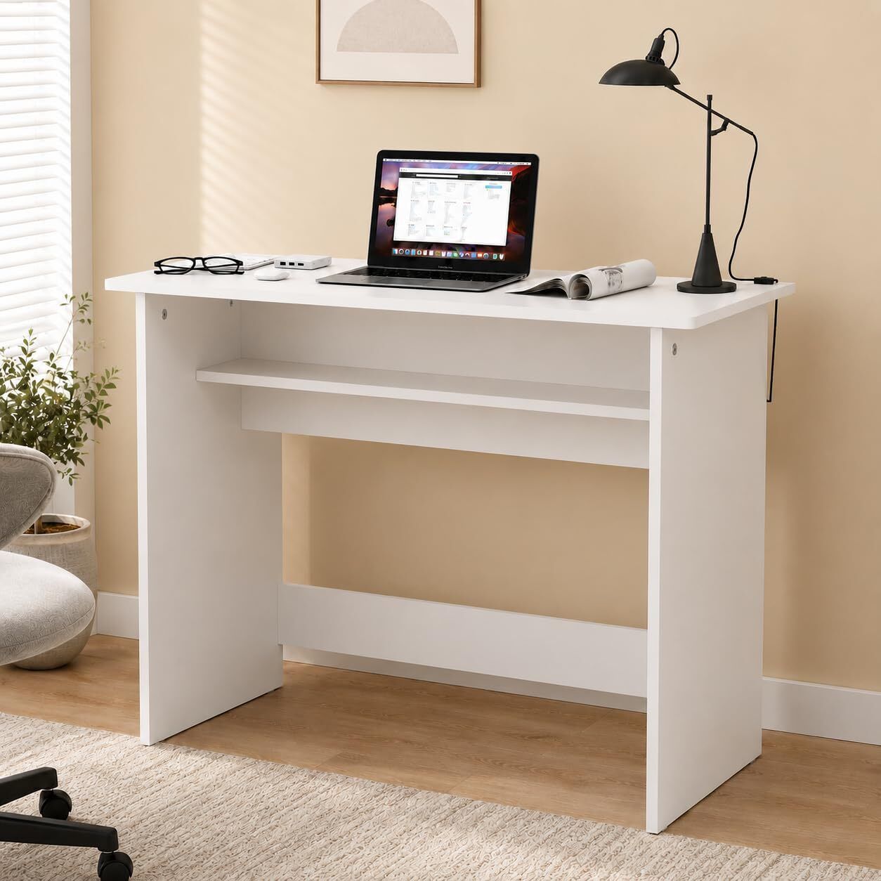 creative qube Prime Pro Study & Office Computer Desk in Engineered Wood Engineered Wood Office Table-picture-44