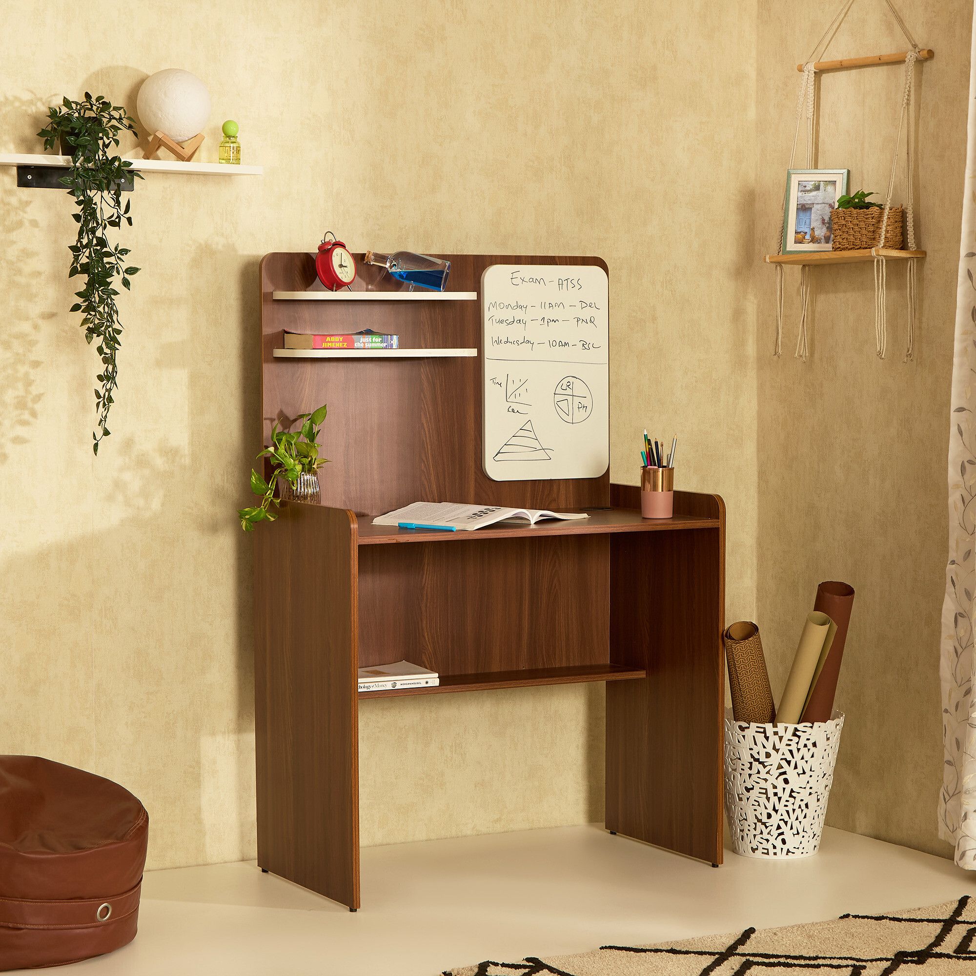 Engineered Wood Study Table-image-12