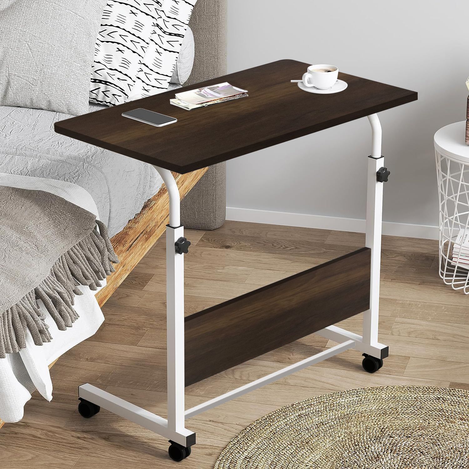 Torche Multipurpose Height Adjustable Movable Table for Computer & Wood Portable Laptop Table-picture-22