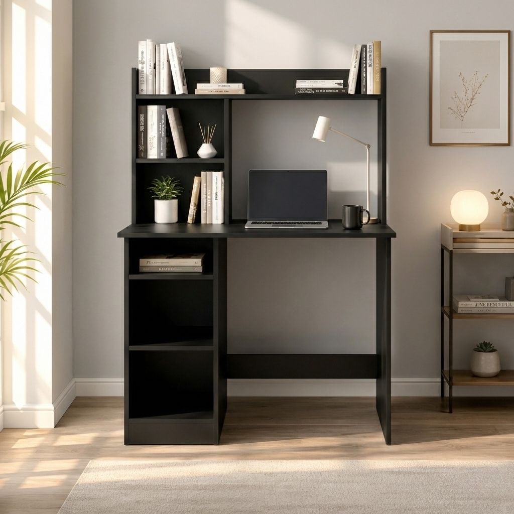 flipkart perfect homes Modern Multipurpose Study Table | Writing Desk for Home Office |Computer Table Engineered Wood Computer Desk-picture-21