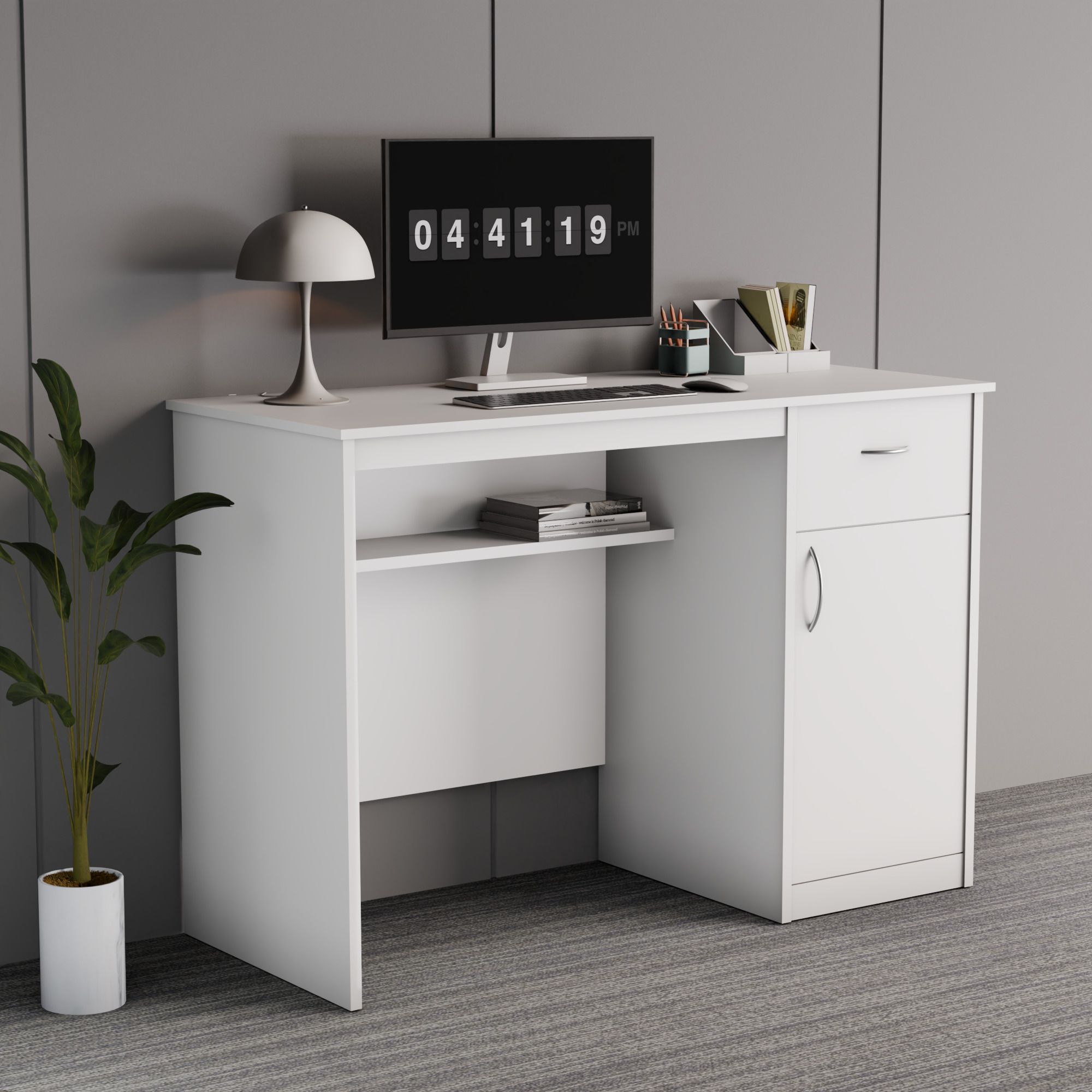beAAtho Fusion Work & Study Desk for Home & Office Engineered Wood Multipurpose Table-picture-23