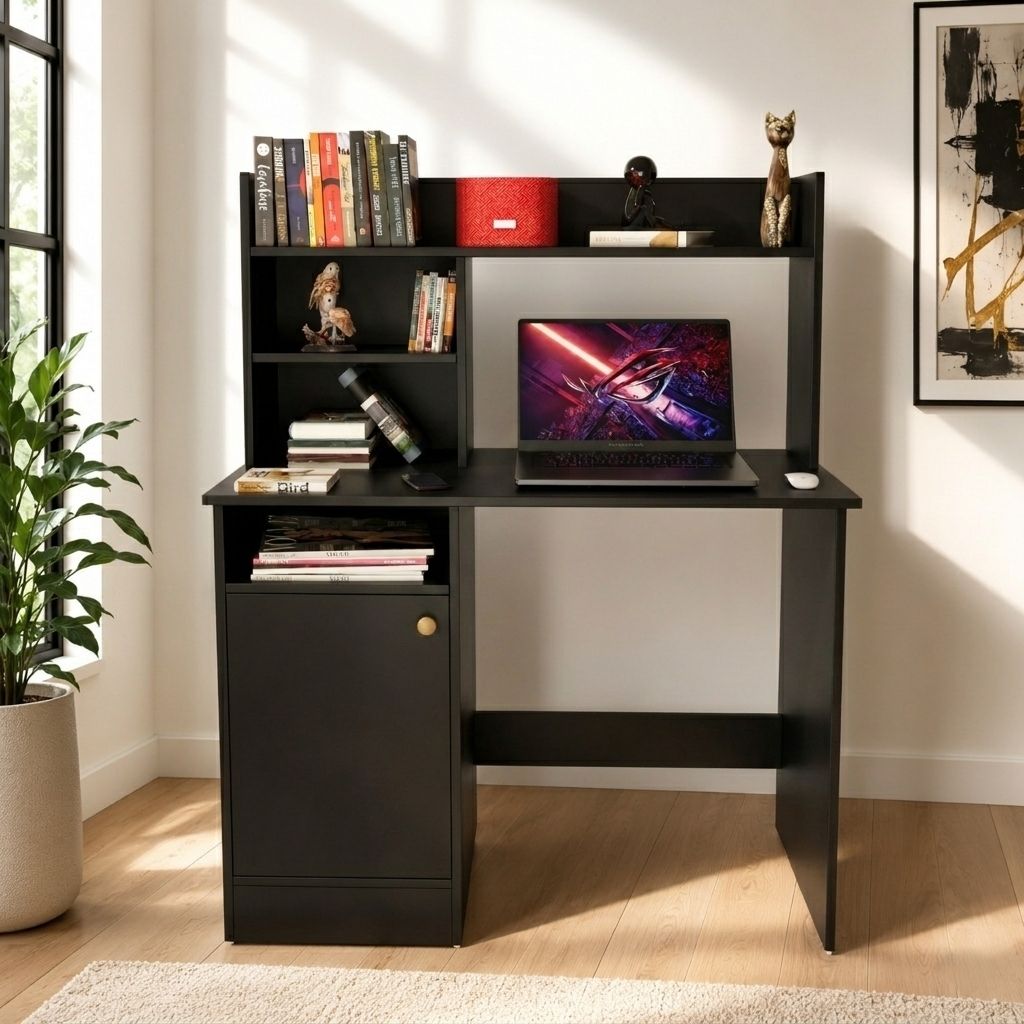 flipkart perfect homes Modern Multipurpose Study Table | Writing Desk for Home Office |Computer Table Engineered Wood Computer Desk-picture-26