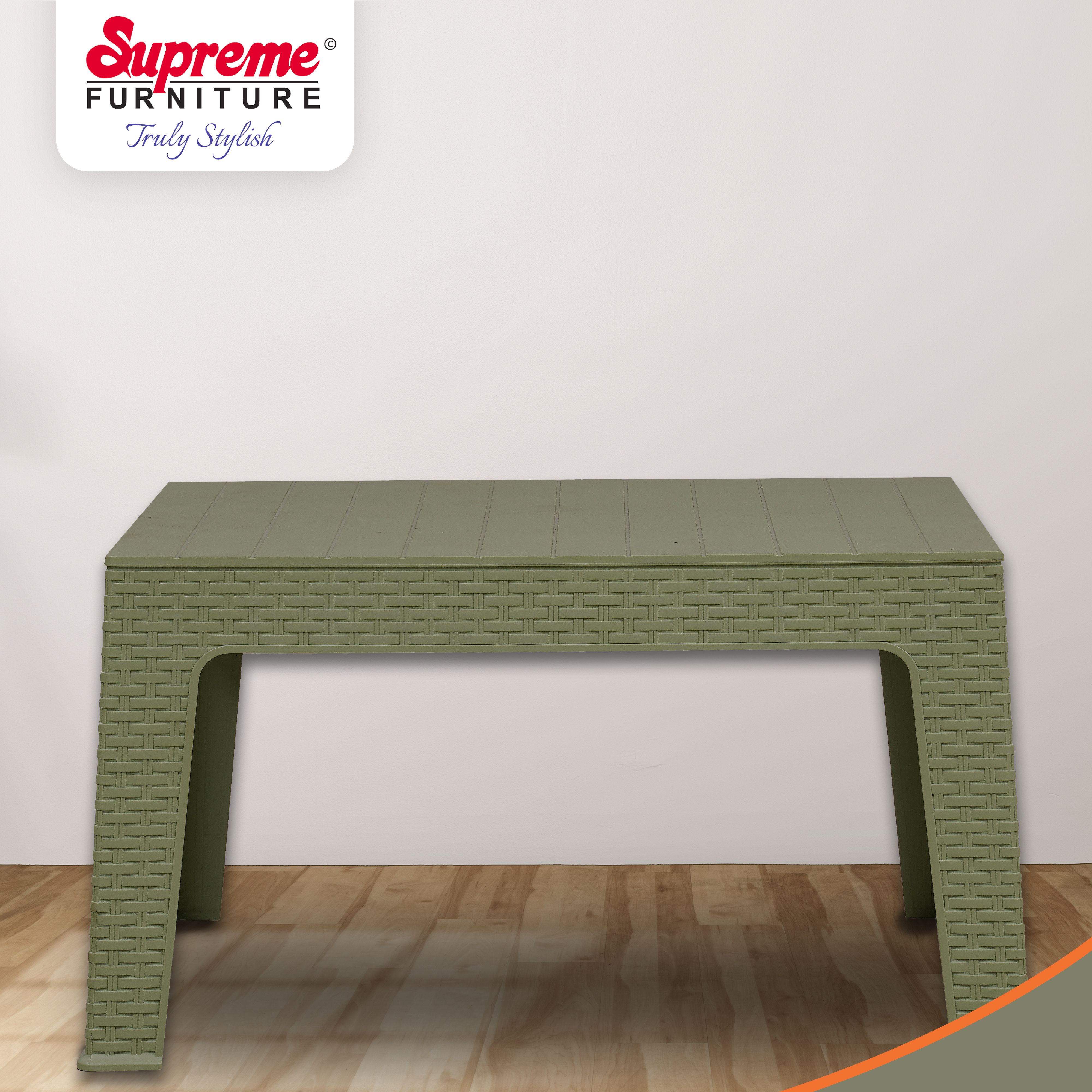 supreme furniture DENVER-FROSTY GREEN Plastic Multipurpose Table-picture-26