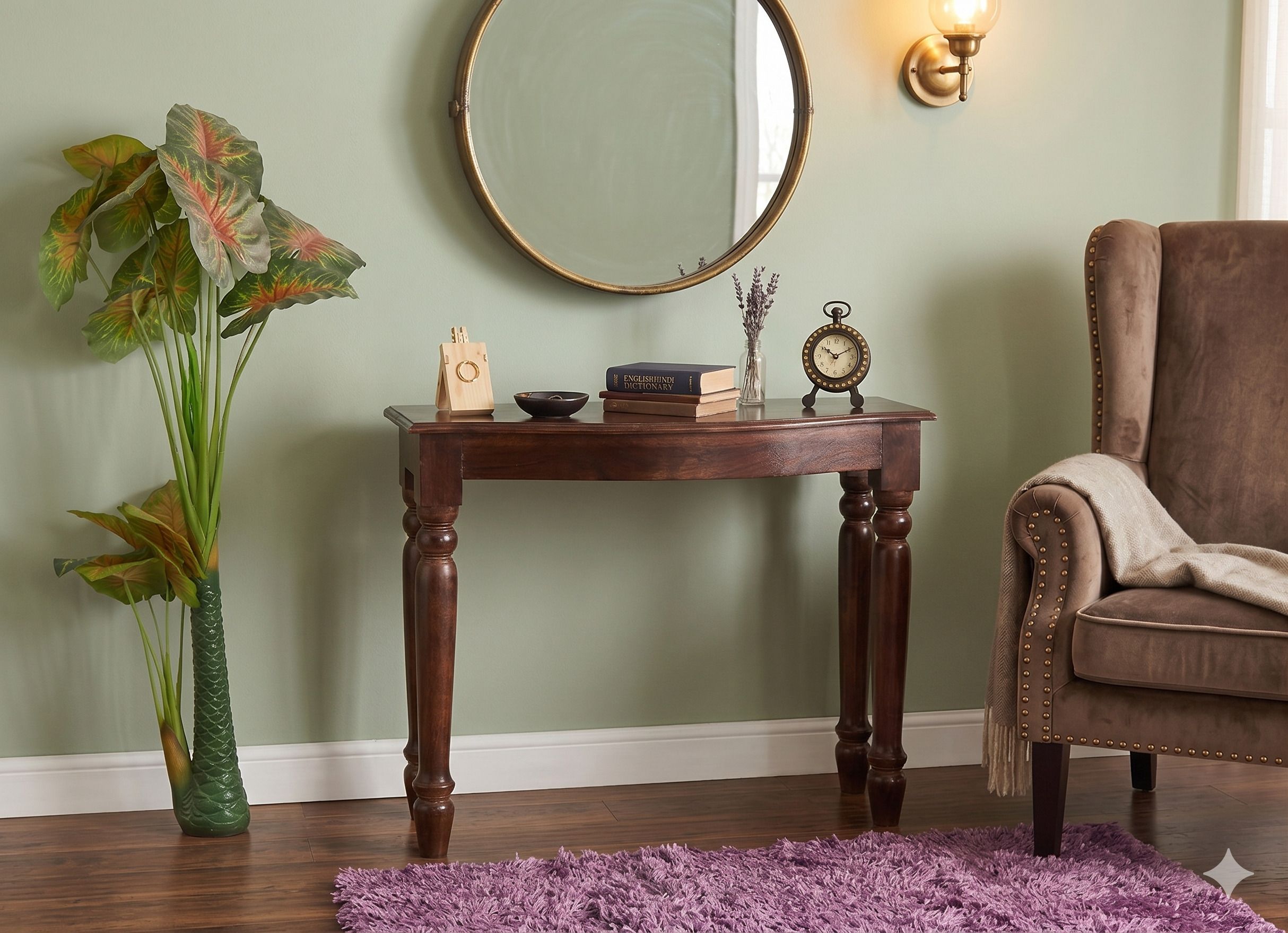 unitek furniture Rosewood Sheesham Solid Wood Study Table-picture-38