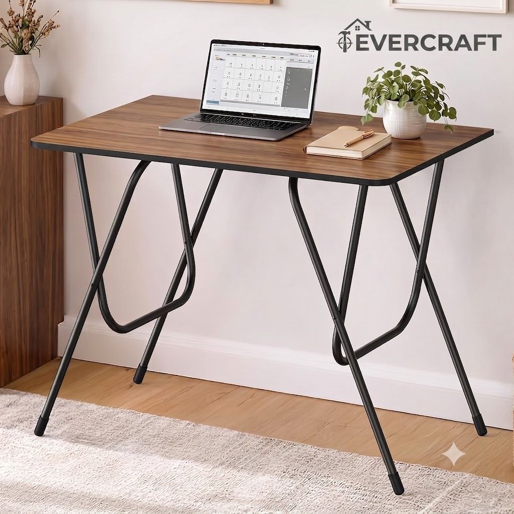 EVERCRAFT Folding Study Table & Computer Desk | Wooden Table for Home & Office Solid Wood Multipurpose Table-picture-37