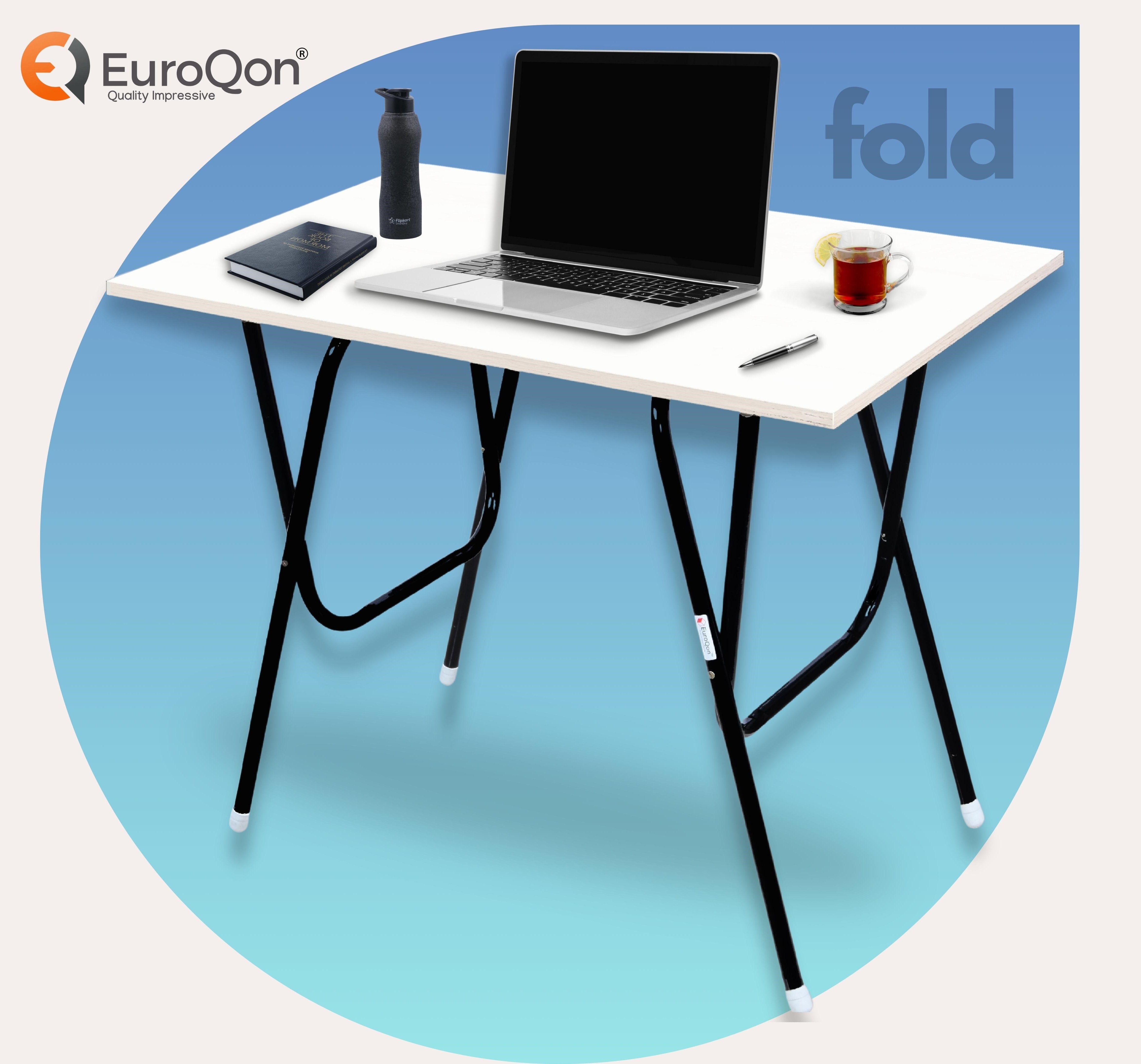 euroqon Space Saver Foldable Engineered Wood Study Table-picture-3