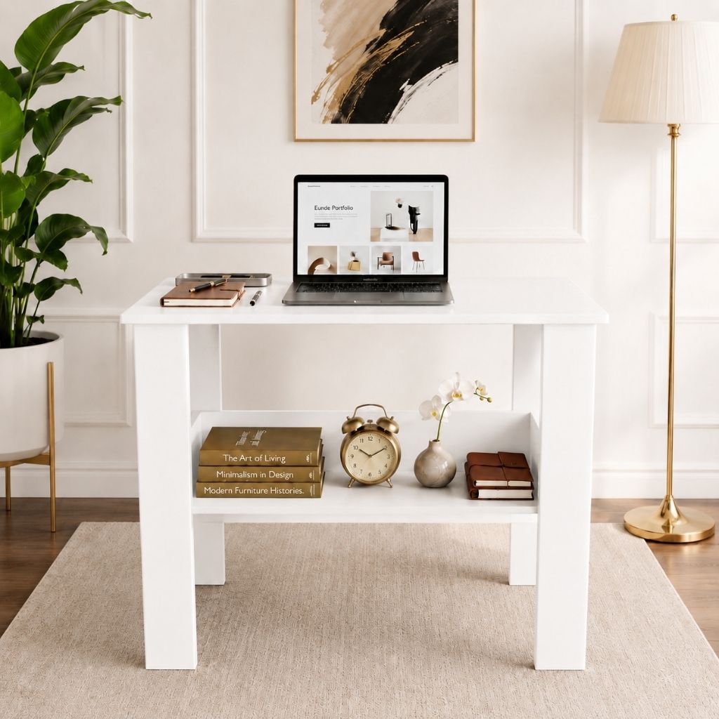 spyder craft Study Desk Work From Home And Study Engineered Wood Office Table-picture-15