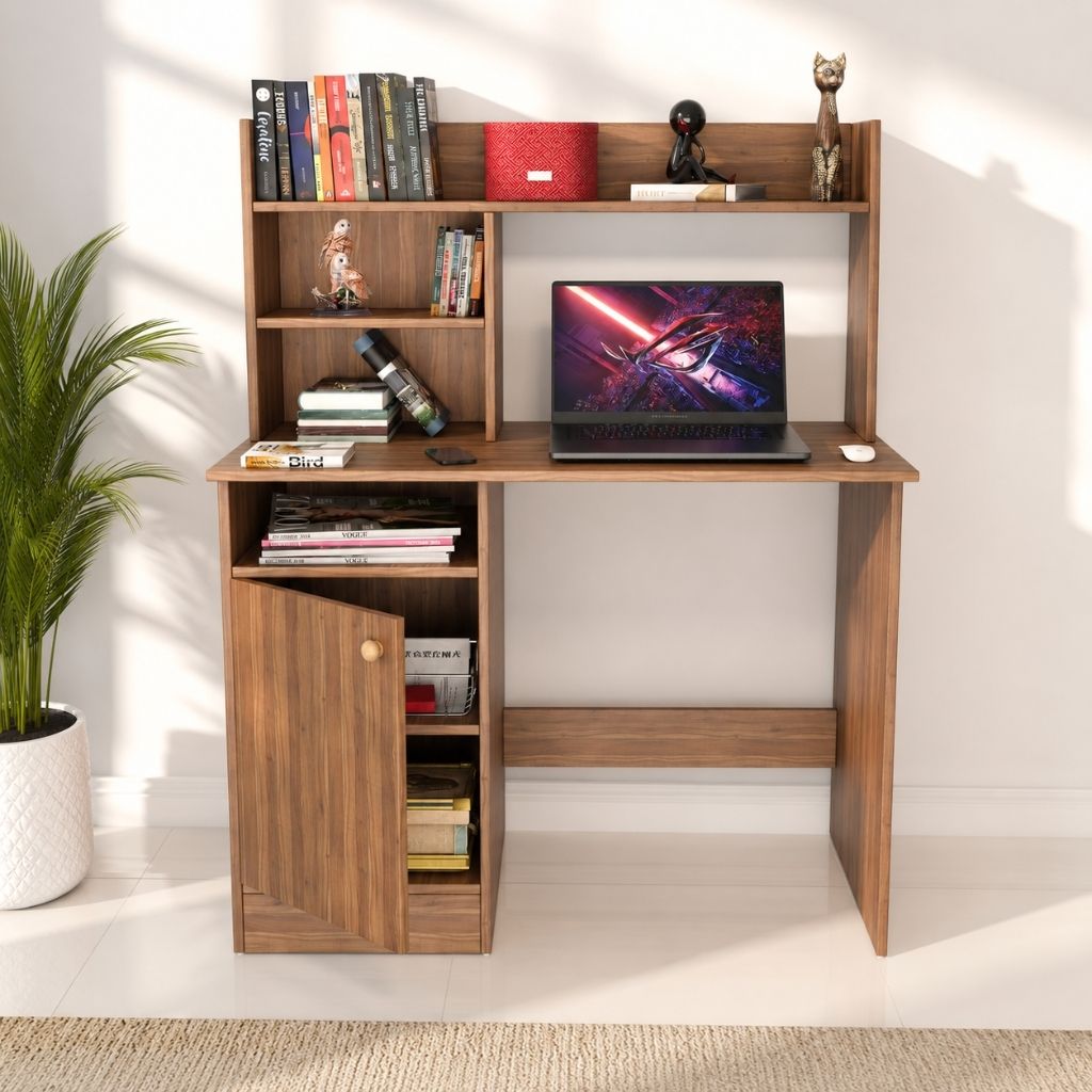 Modern Multipurpose Study Table | Writing Desk for Home Office |Computer Table Engineered Wood Computer Desk-image-38