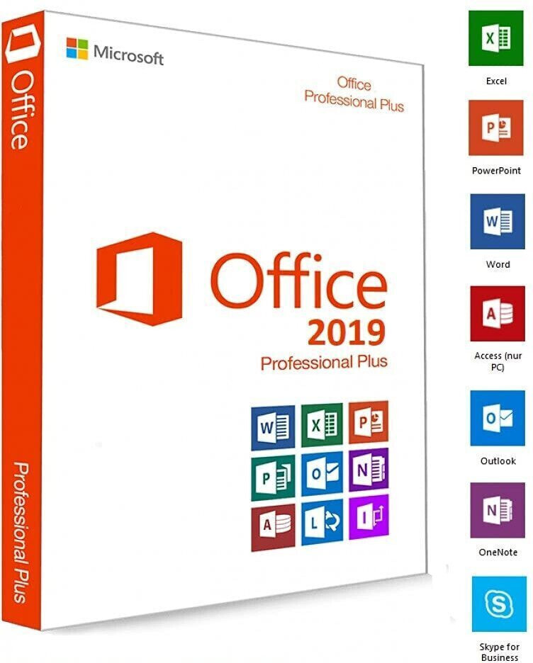 MICROSOFT Office Professional Plus 2019 (1 User/PC, Lifetime Validity) image 1