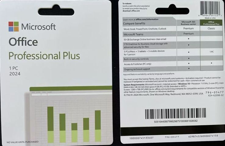 MICROSOFT Office Professional Plus LTSC 2024 for Lifetime (1 User/PC) Activation Key Card-picture-48