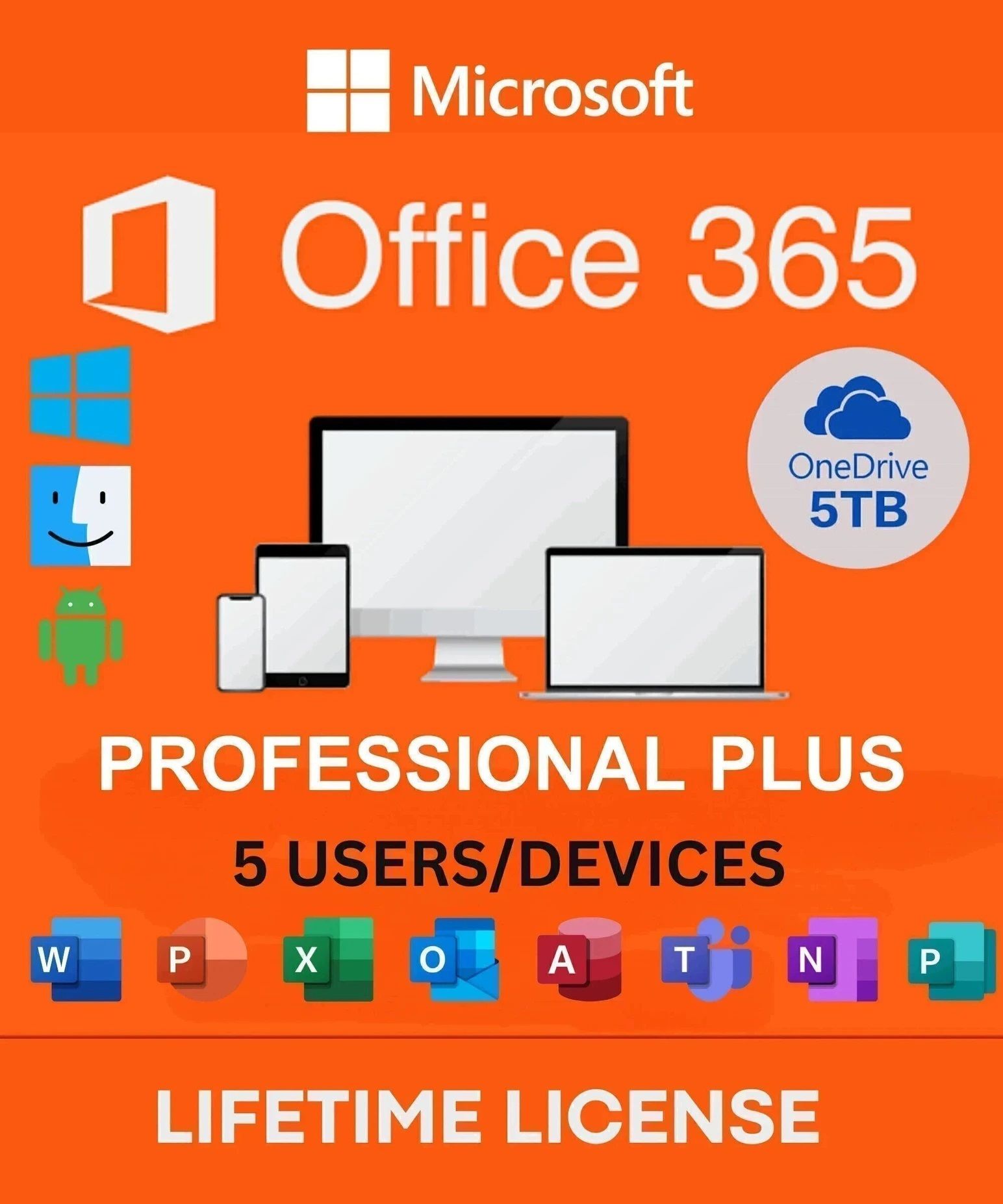 MICROSOFT Office 365 Professional Plus (5 User) (5 TB) Lifetime PC-MAC-ANDROID-IOS-IPAD-picture-37