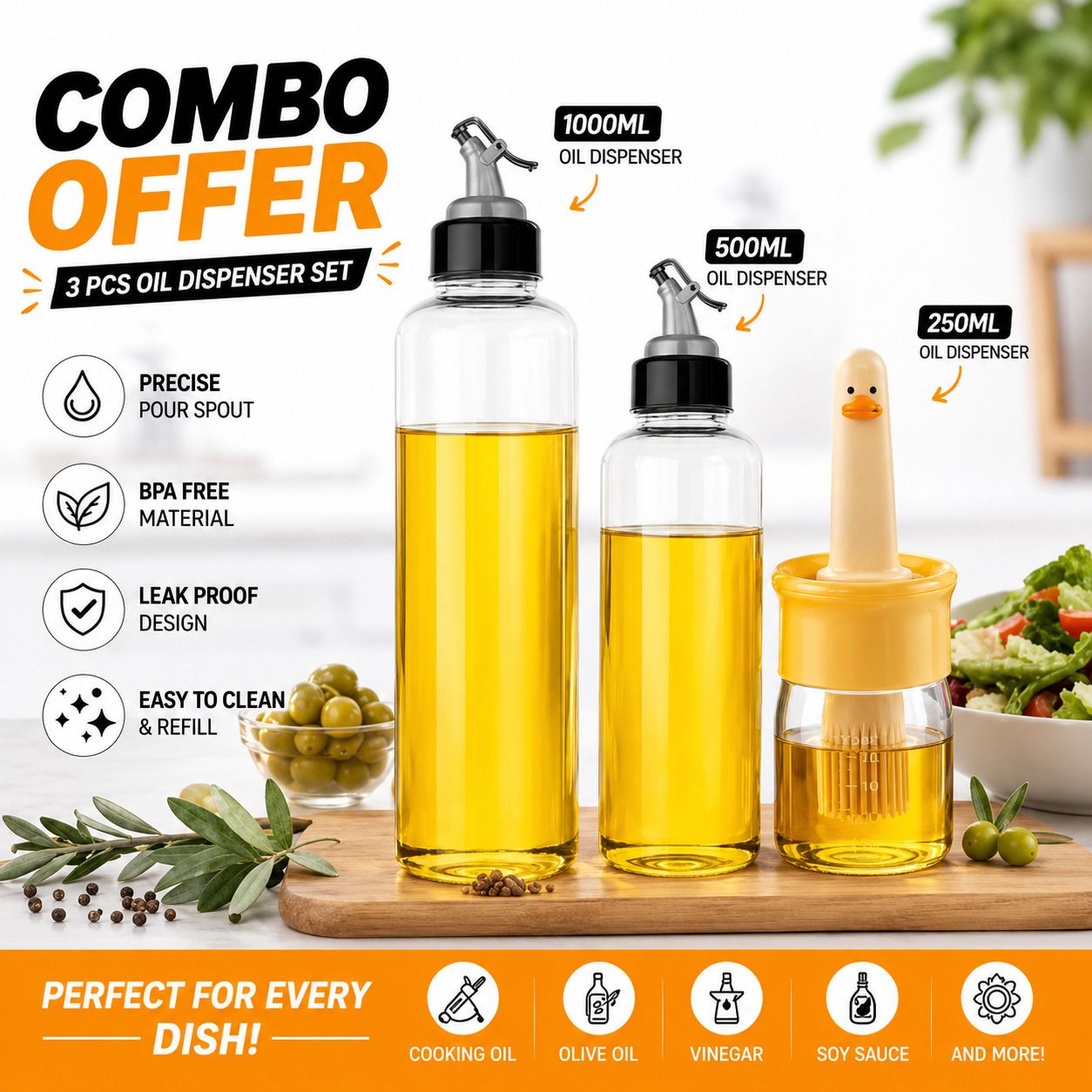 1000 ml Cooking Oil Dispenser Set-image-41