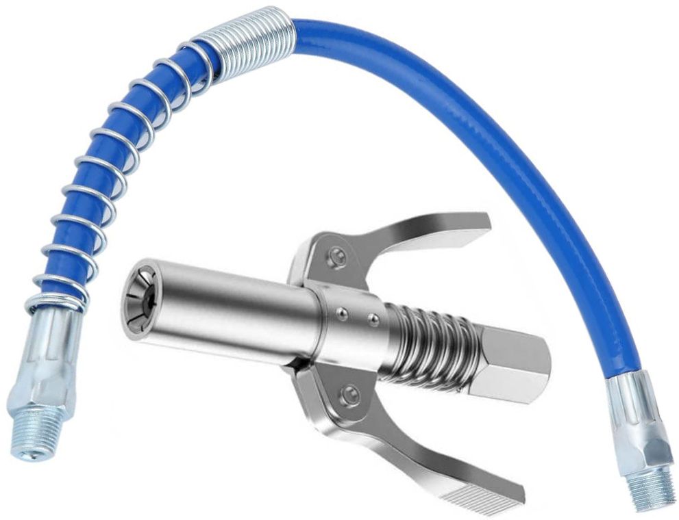 Gun Coupler Quick Lock and Release Grease Coupler with pipe Manual Sprayer Manual Dispenser