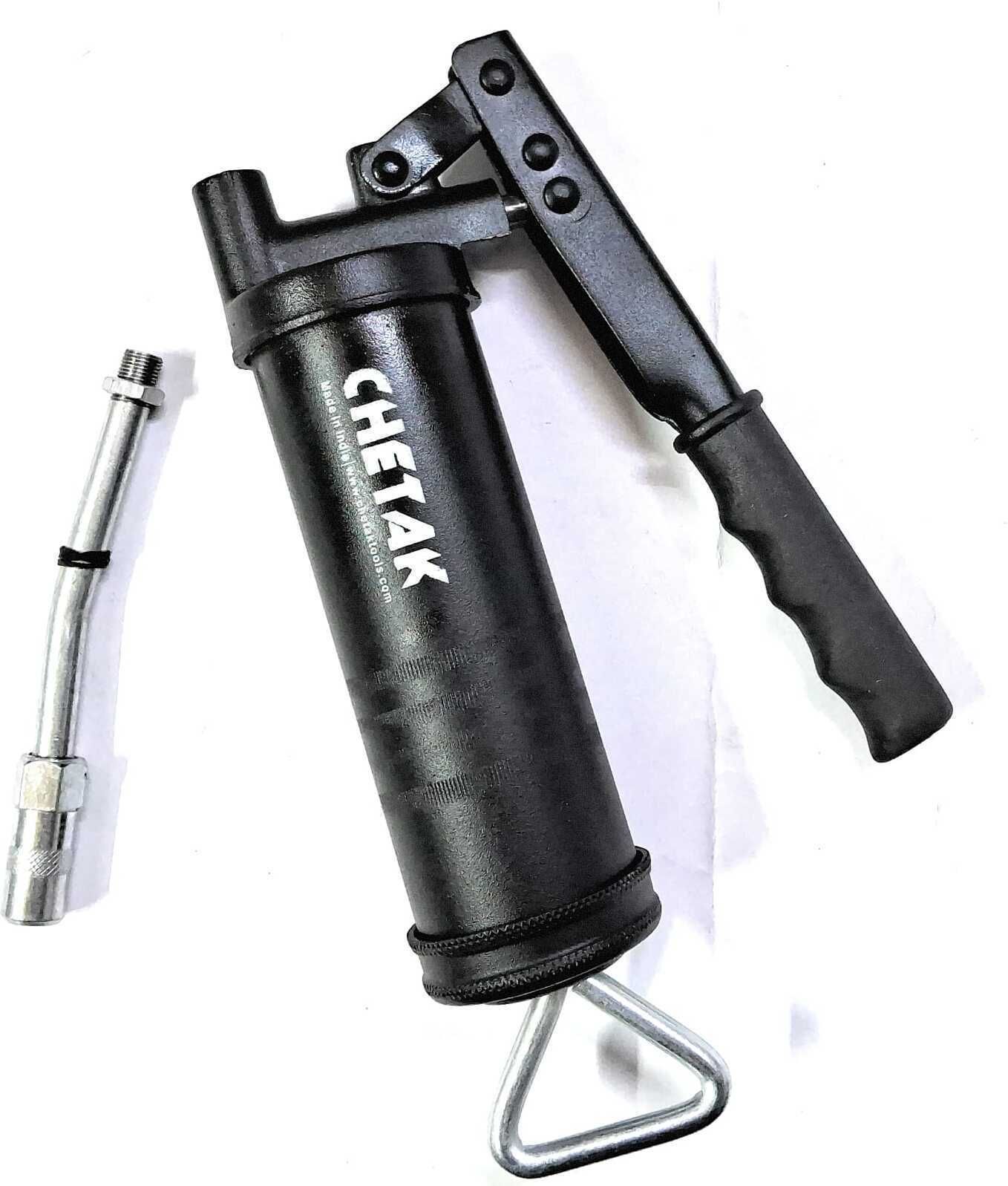 Lever type Steel grease gun (500 Gms ) complete with coupler and extension Manual Pump