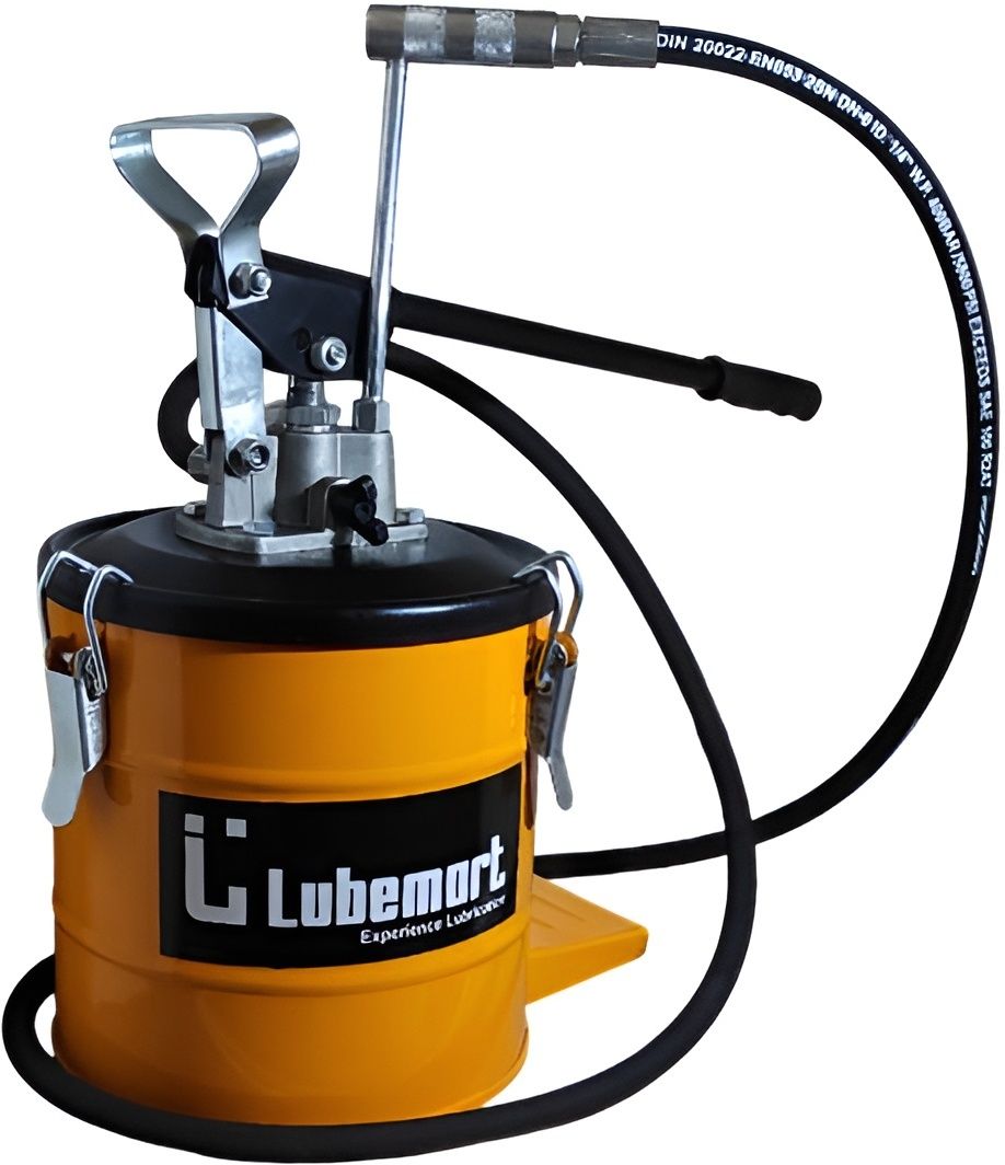 lubemart 6Kg Bucket Grease Pump I Fast & Easy Greasing I 3 Way Variable Lever Setting I Manual Pump-picture-25