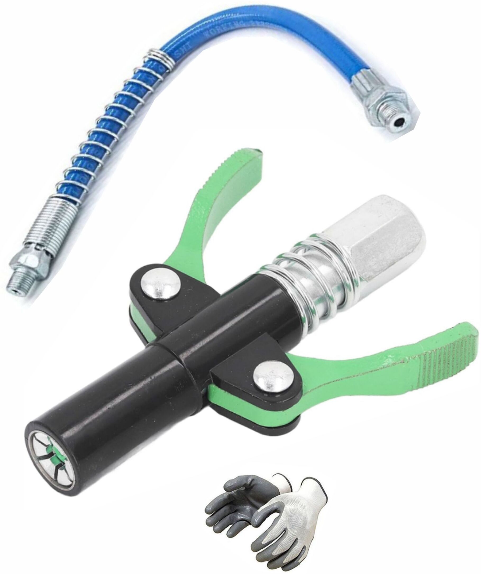 digital craft 10000 PSI Quick Release Metal Grease Gun Coupler Sprayer Manual Sprayer (30 L) Manual Dispenser-picture-10