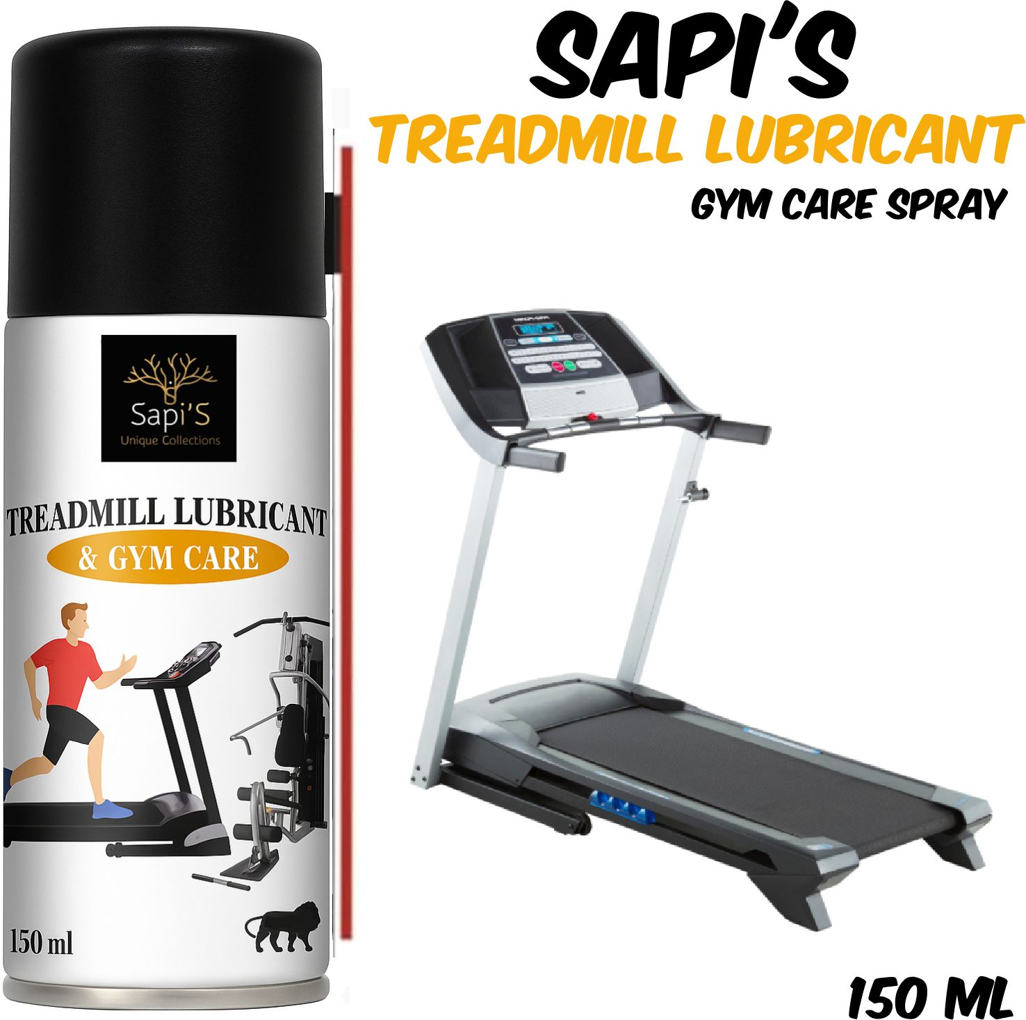 sapi's Silicone Oil Lubricant Spray for Treadmill (500ml) Manual Sprayer-picture-38