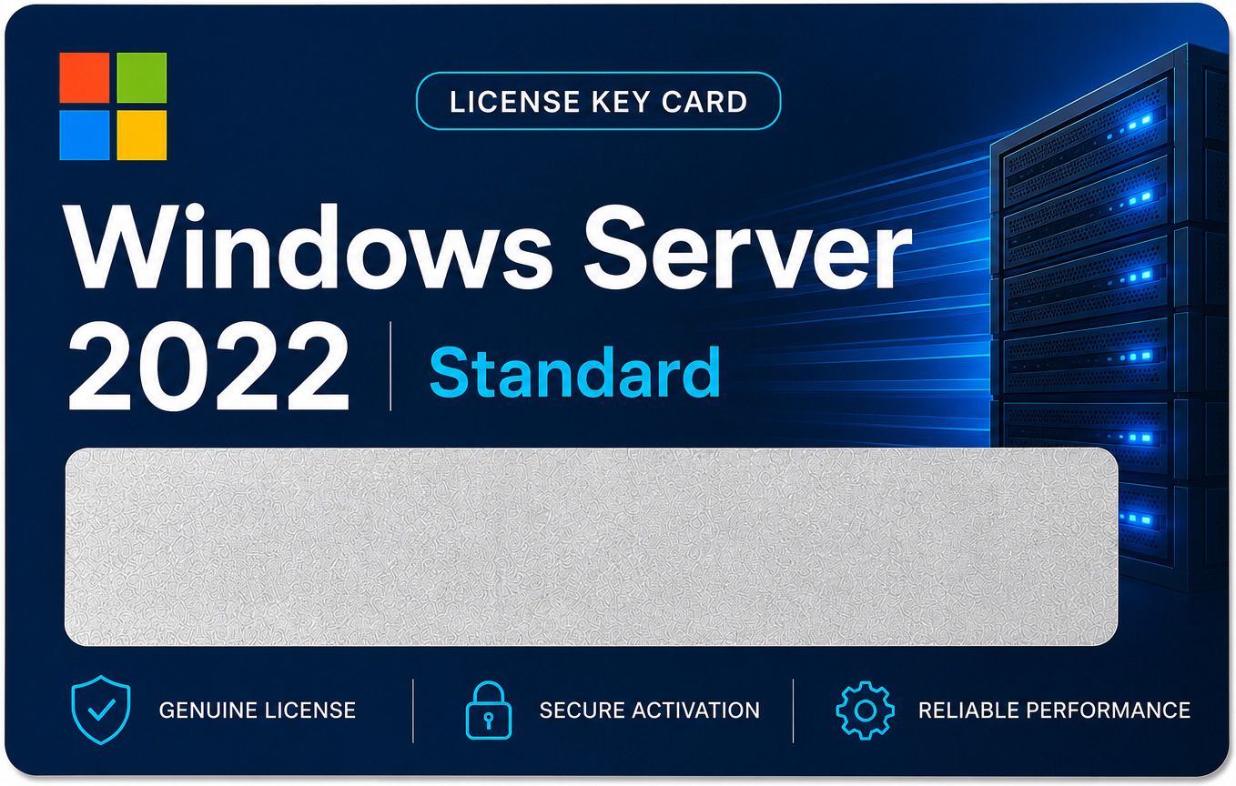 Gamework WS2022STD-LIC07 Standard License Key Card Edition Physical Delivery x32 x64 Operating System License-picture-21
