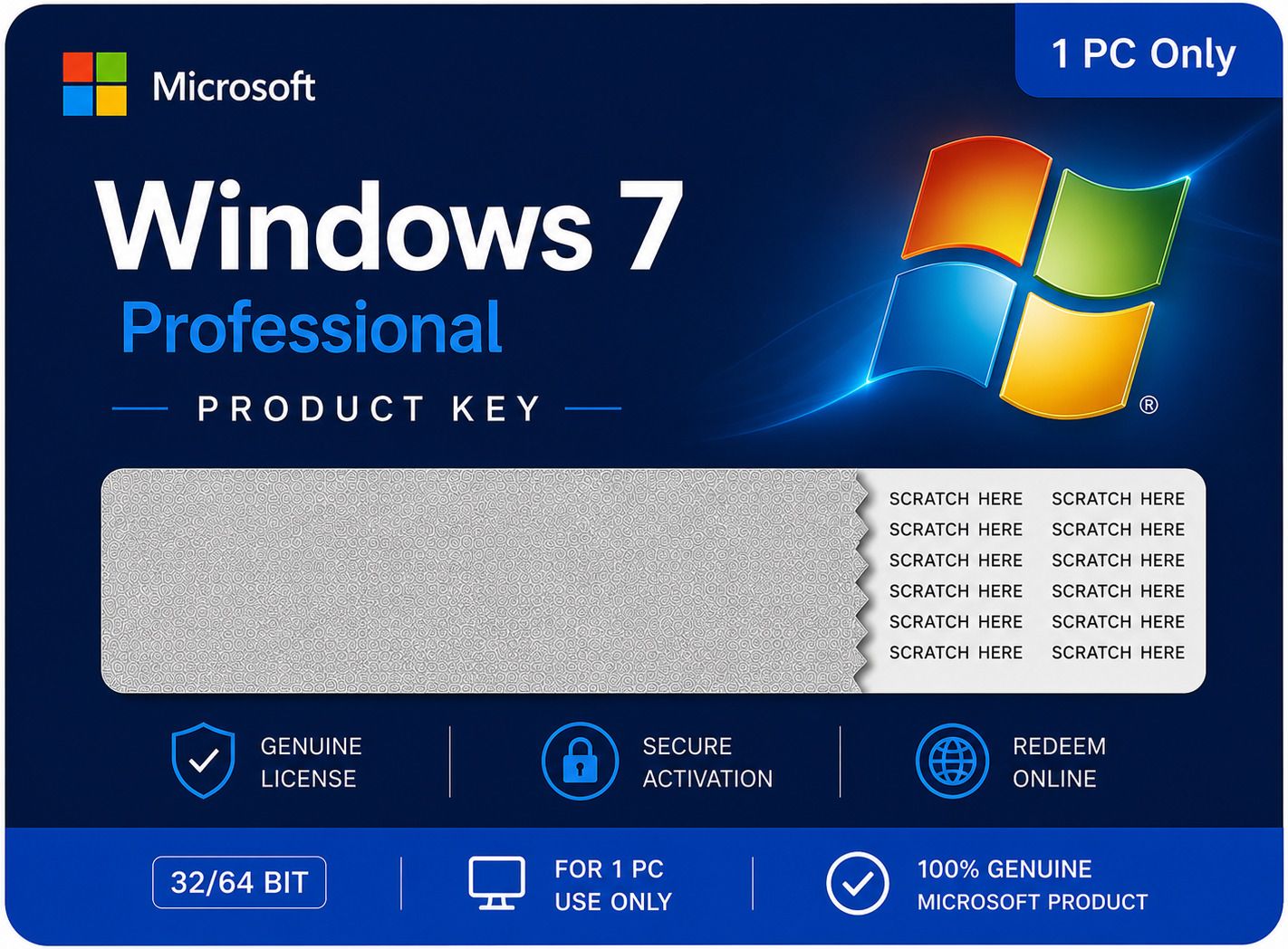 Gamework Windows 7 Pro Key Code with USB Installer Media Windows 7 Pro License Key – Installation Media USB – Activation Code x32 x64 Operating System License-image-19