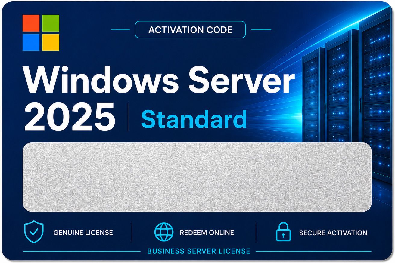 Gamework WS2025STD-ACT04 Standard Business Server Card Edition x32 x64 Operating System License-image-19