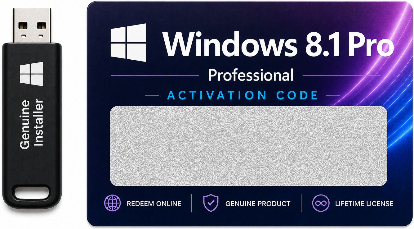 Gamework Windows 8.1 Professional Genuine Activation Code With USB Installer Free Windows 8.1 Pro Key Code – Installation Media USB x32 x64 Operating System License-image-27