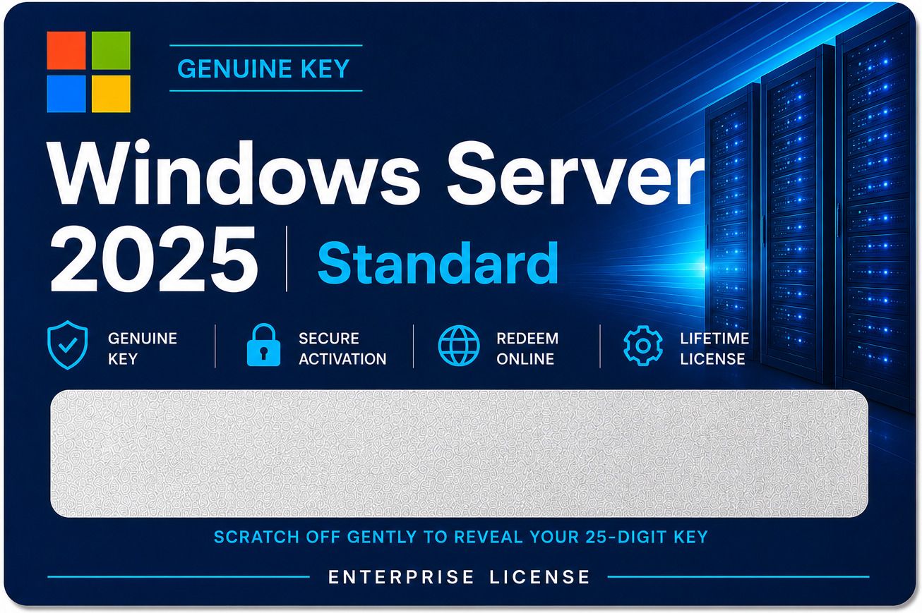 Gamework WS2025STD-GEN06 Standard Edition x32 x64 Operating System License-image-39