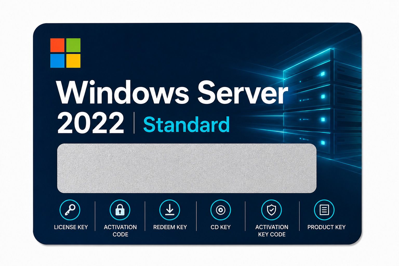 Gamework WS2022STD-ALL03 Standard License Physical delivery Key x32 x64 Operating System License-picture-18