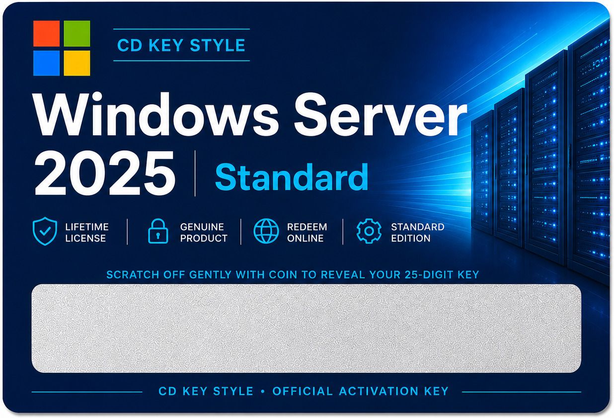 Gamework WS2025STD-CDKEY05 Standard Card Edition Physical delivery only x32 x64 Operating System License-image-16