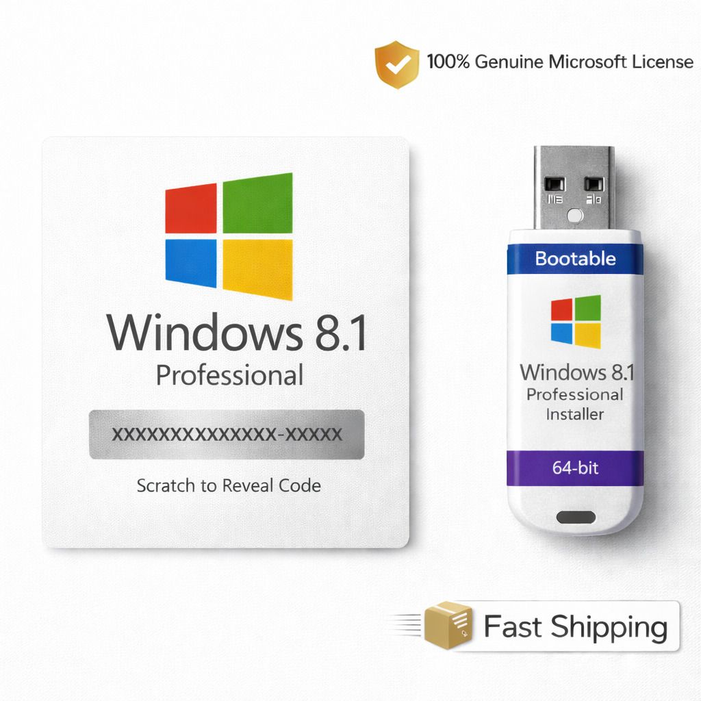 Gamework Windows 8.1 Professional with USB Pendrive Windows 8.1 Professional Operating System x32 x64-image-31