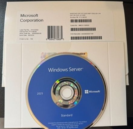 GDLUK Windows server 2025 Standard 64Bit 16 Core OEM Pack With Installation Dvd & Licence Key-image-44