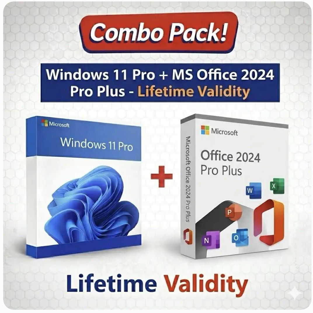 MICROSOFT Office 2024 Pro Plus & Windows 11 Pro Activation Key (Combo Pack) (1 Pc , 1 User) 32/64 bit-image-8